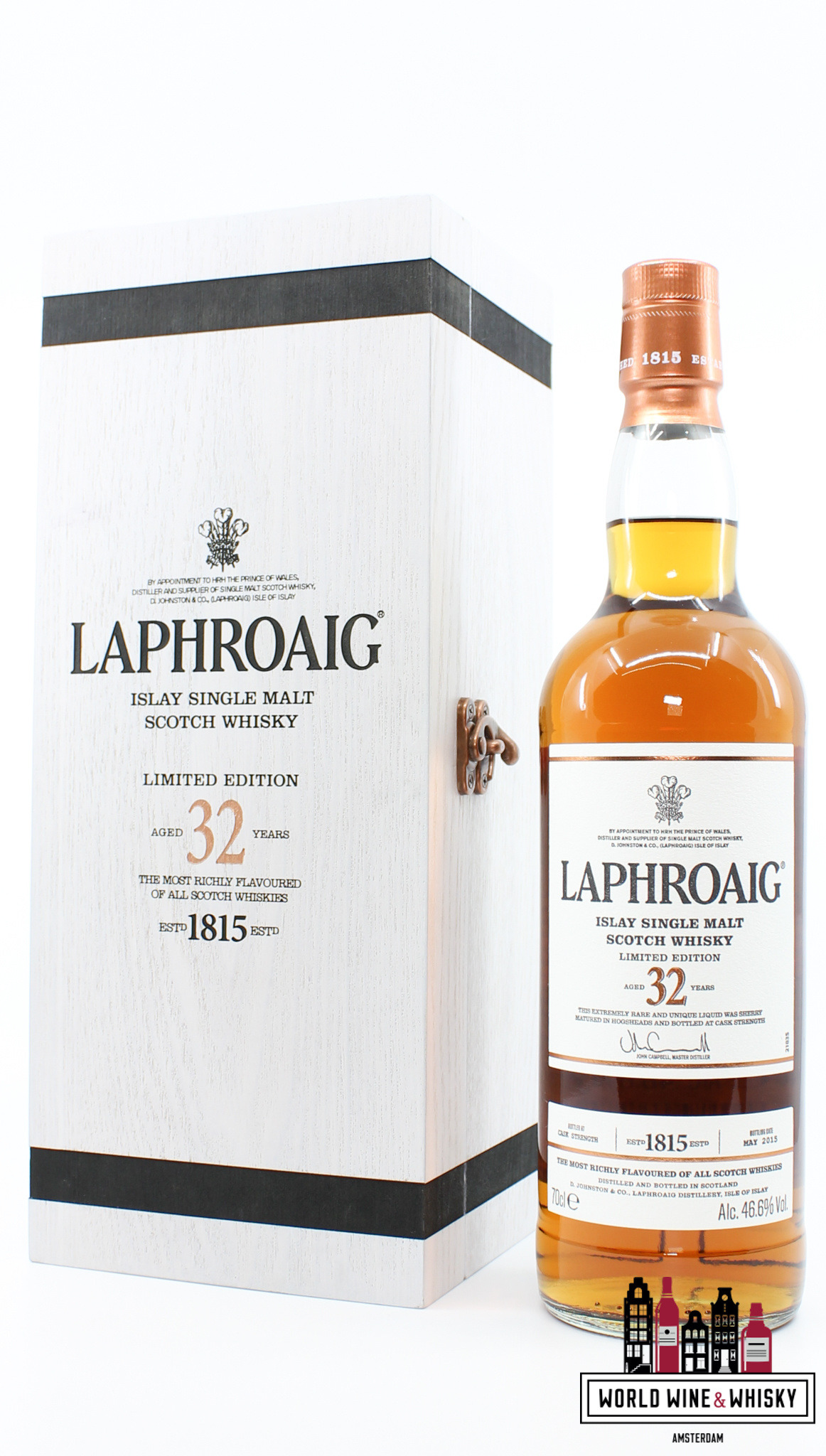 Laphroaig Laphroaig 32 Years Old 2015 - Limited Edition 46.6% (1 of 5880)