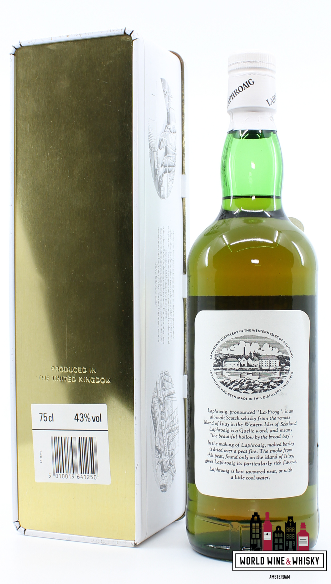 Laphroaig Laphroaig 15 Years Old - Single Islay Malt Scotch Whisky - 80's Bottling - 43% 750ml