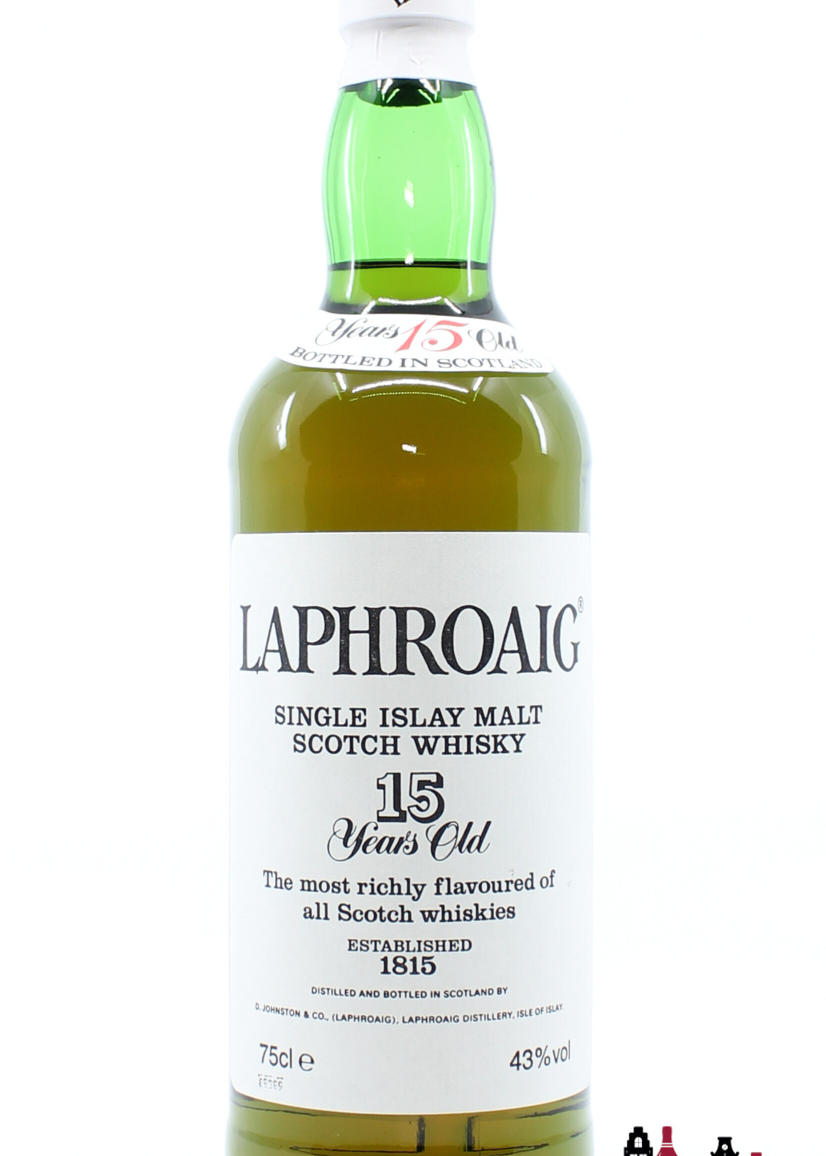 Laphroaig Laphroaig 15 Years Old - Single Islay Malt Scotch Whisky - 80's Bottling - 43% 750ml