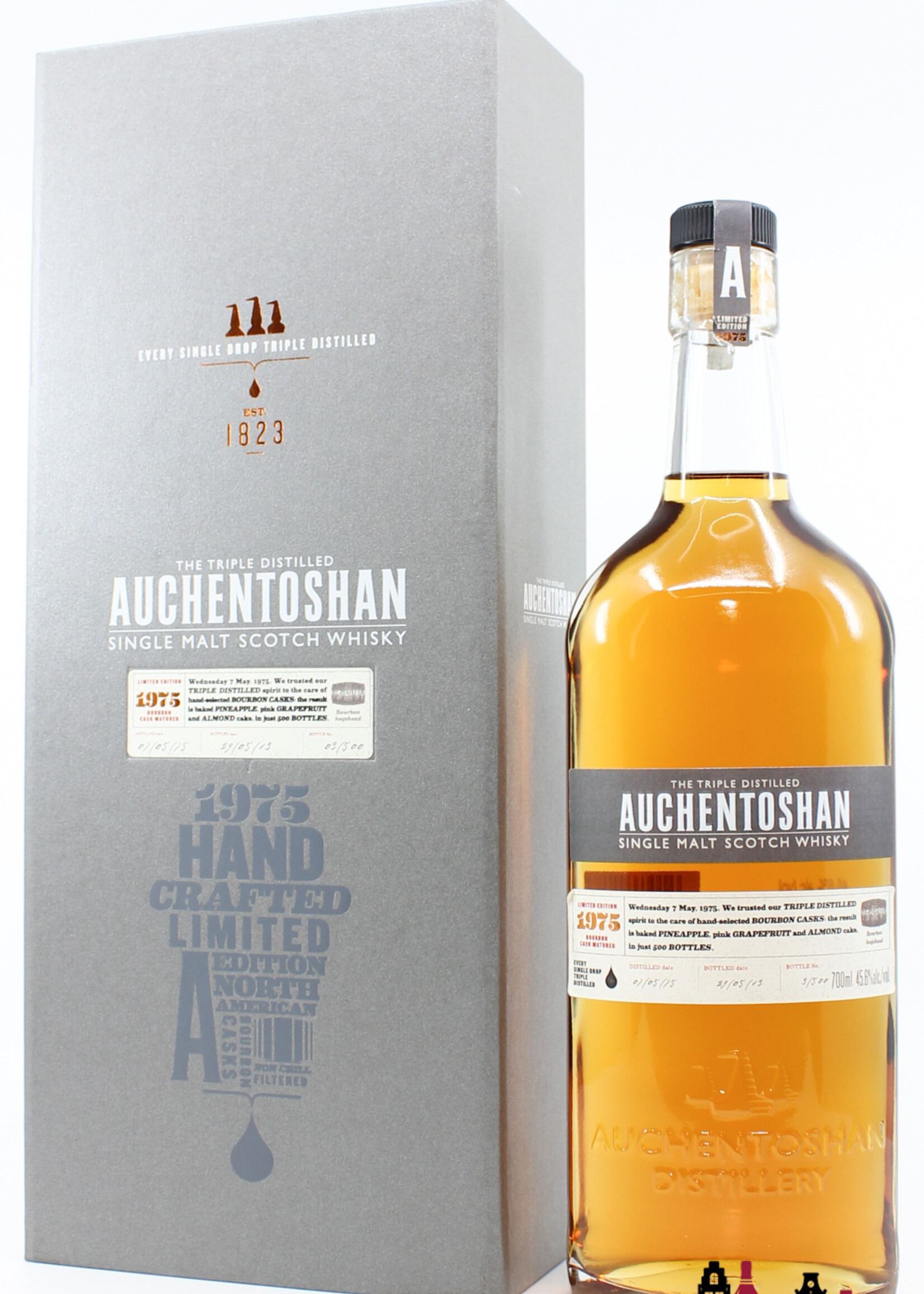 Auchentoshan Auchentoshan 38 Years Old 1975 2013 - Limited Edition - Travel Retail Exclusive 45.6% (1 of 500)