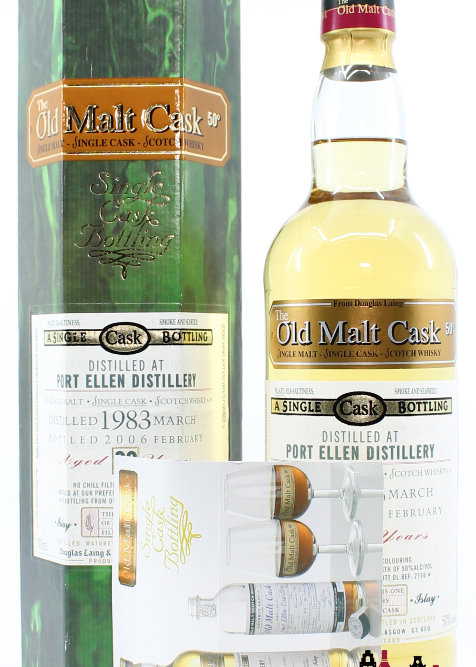 Port Ellen Port Ellen 22 Year Old 1983 2006 - Old Malt Cask - Douglas Laing - Cask DL 2116 50% (Closed Distillery)