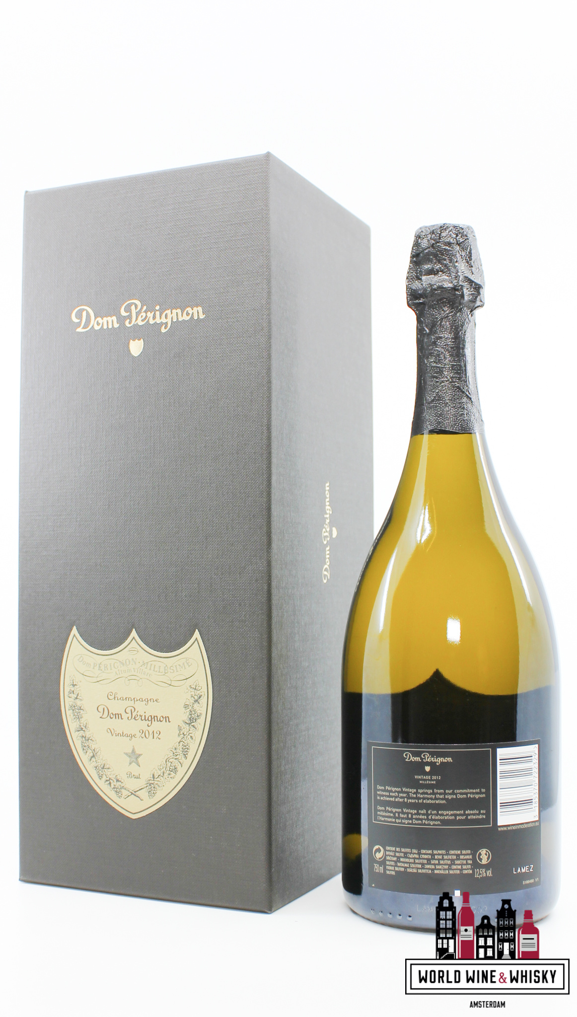 Dom Perignon Brut Champagne w/Gift Box 2012 - BottleBargains
