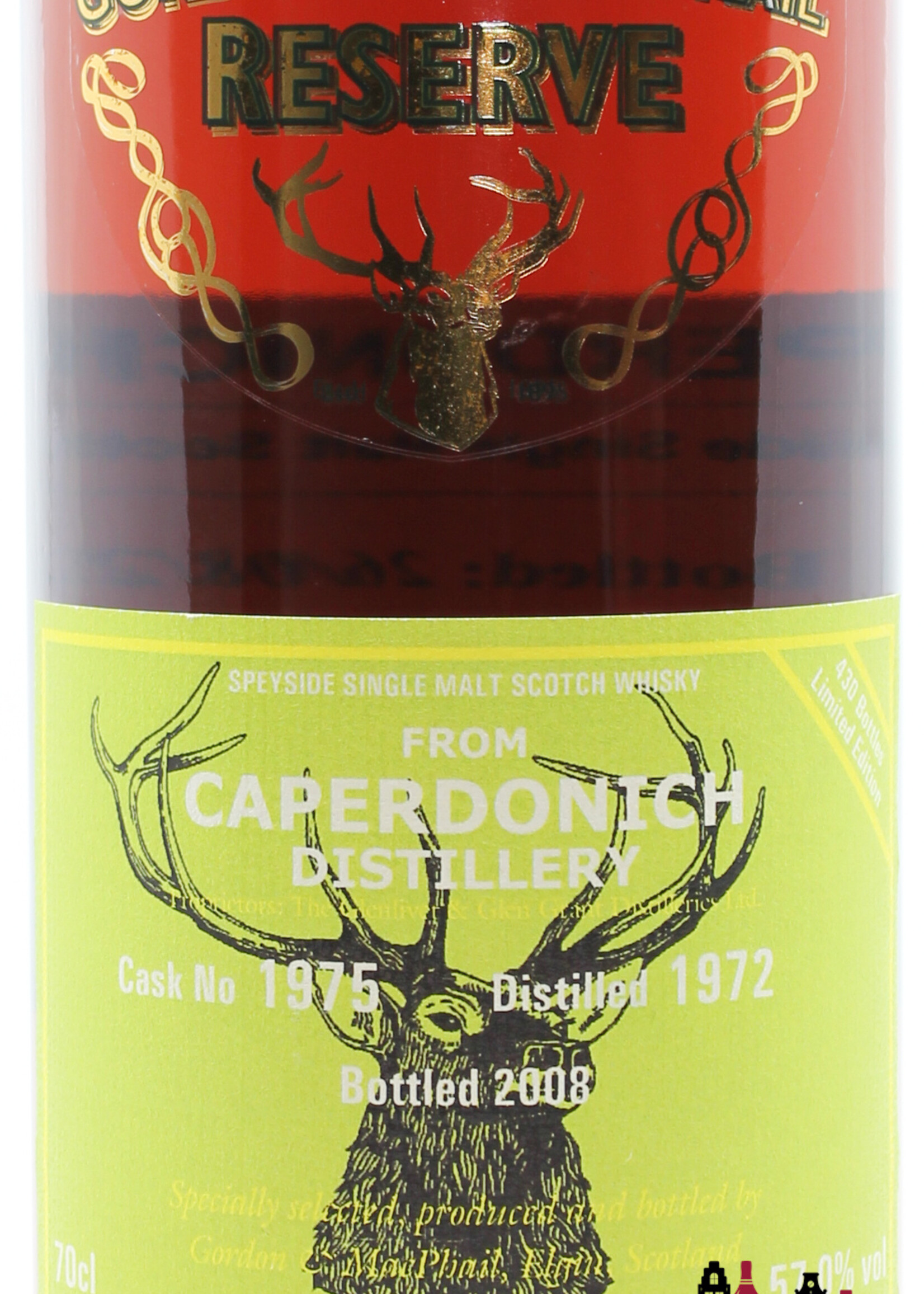 Caperdonich Caperdonich 36 Years Old 1972 2008 - Gordon & MacPhail Reserve - Cask 1975 57% (1 of 430)