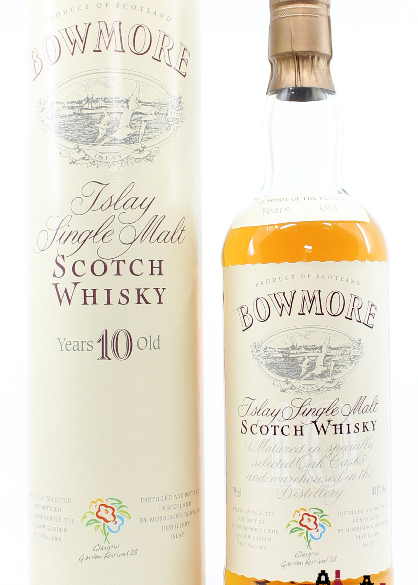 Bowmore Bowmore 10 Years Old 1988 - Glasgow Garden Festival '88 40% 750ml