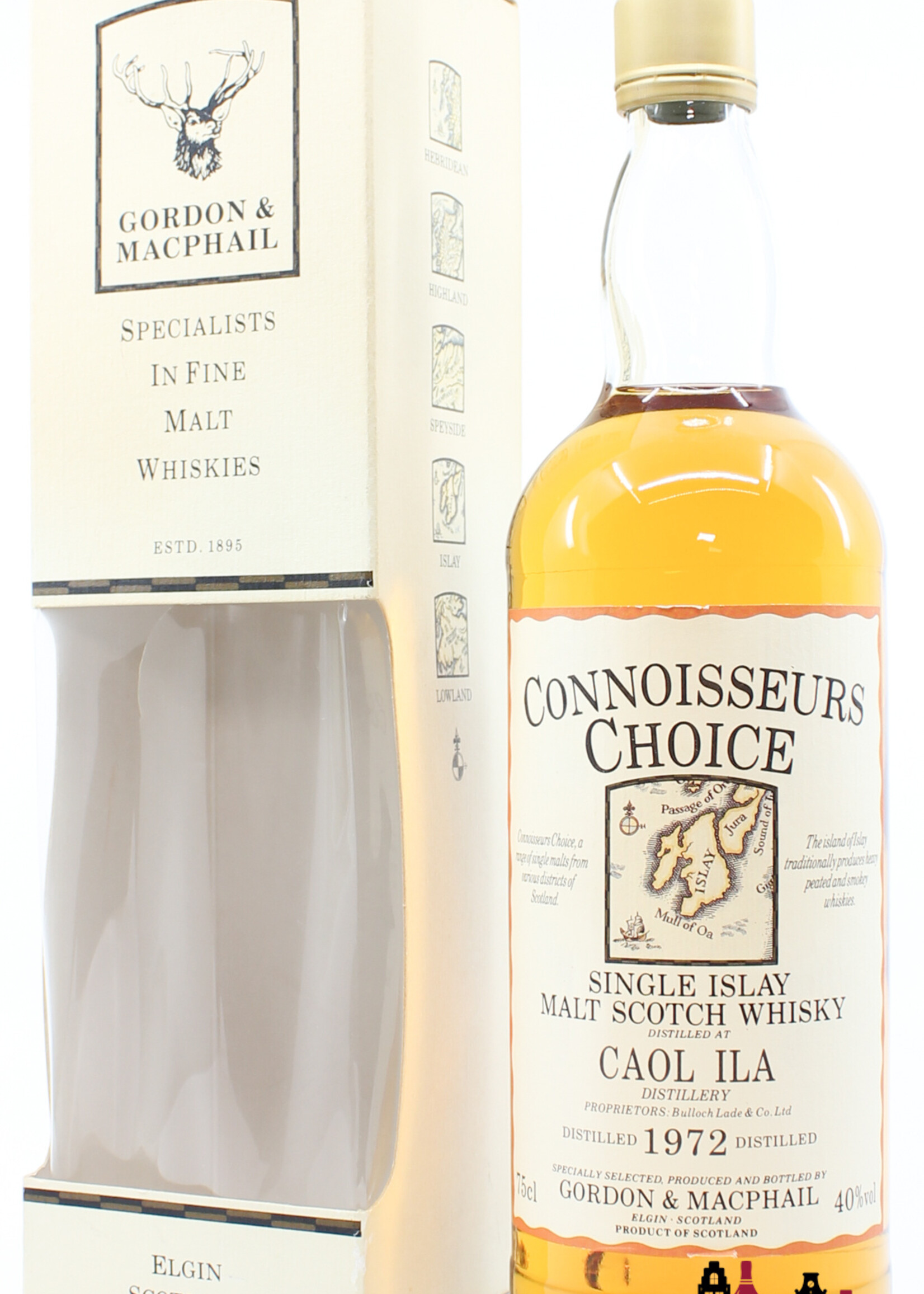 Caol Ila Coal Ila 1972 - Connoisseurs Choice - Gordon & MacPhail 40% 750ml