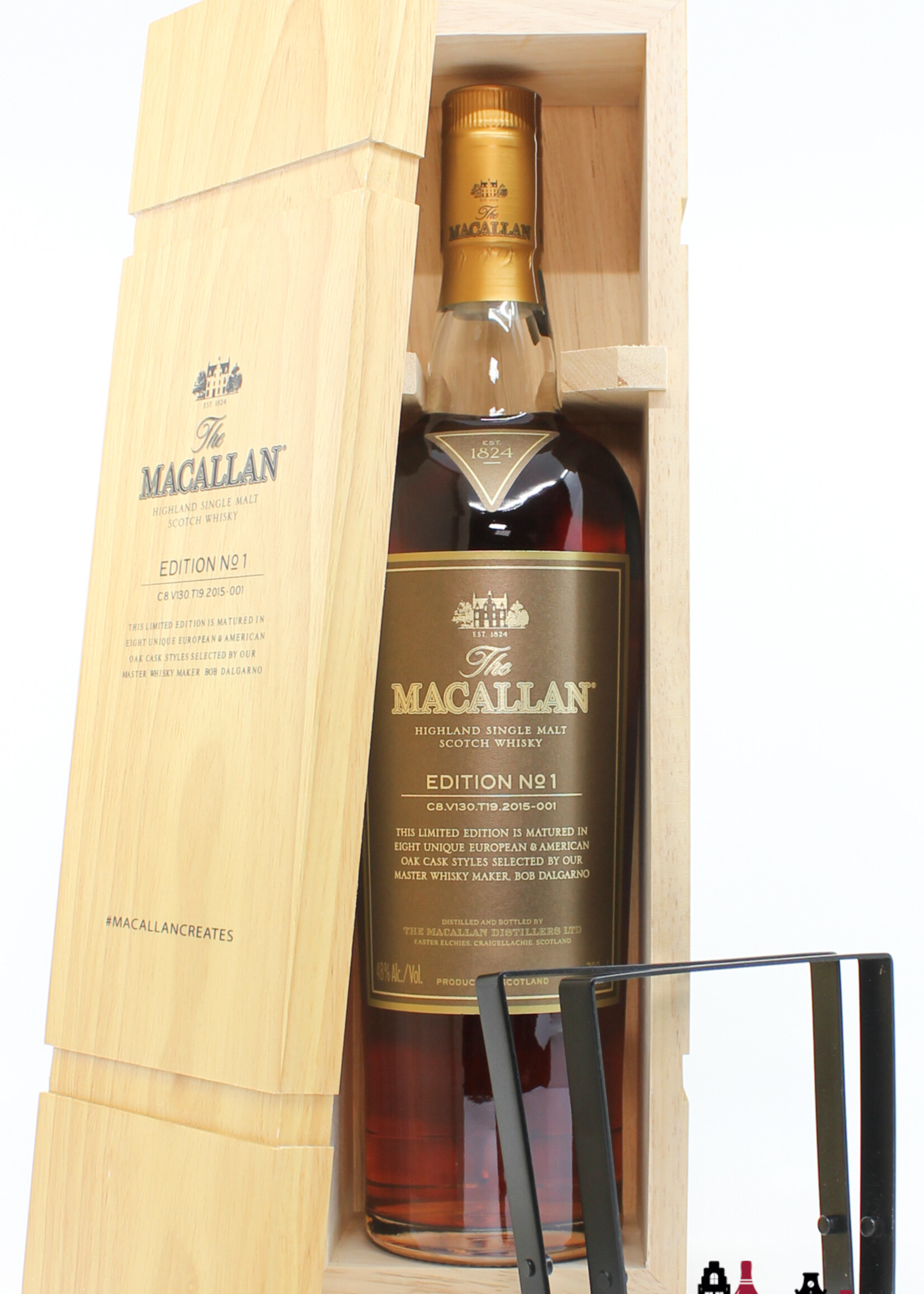 The Macallan Macallan No 1 Edition 2015 - in wooden box 48% (1 of 1500)