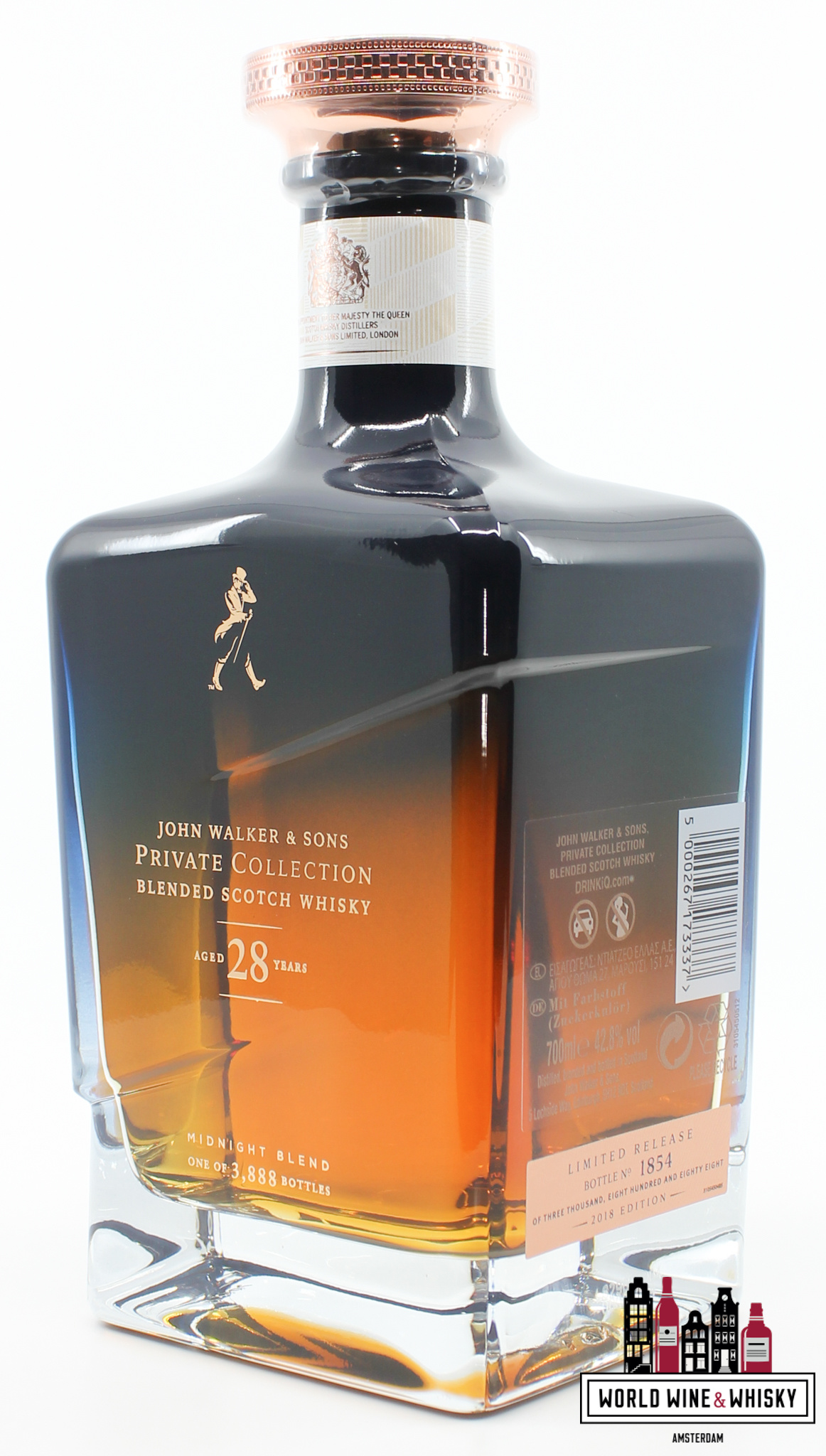 John Walker & Sons John Walker & Sons 28 Years Old 2018 - Private Collection - Midnight Blend 42.8% (1 of 3888)