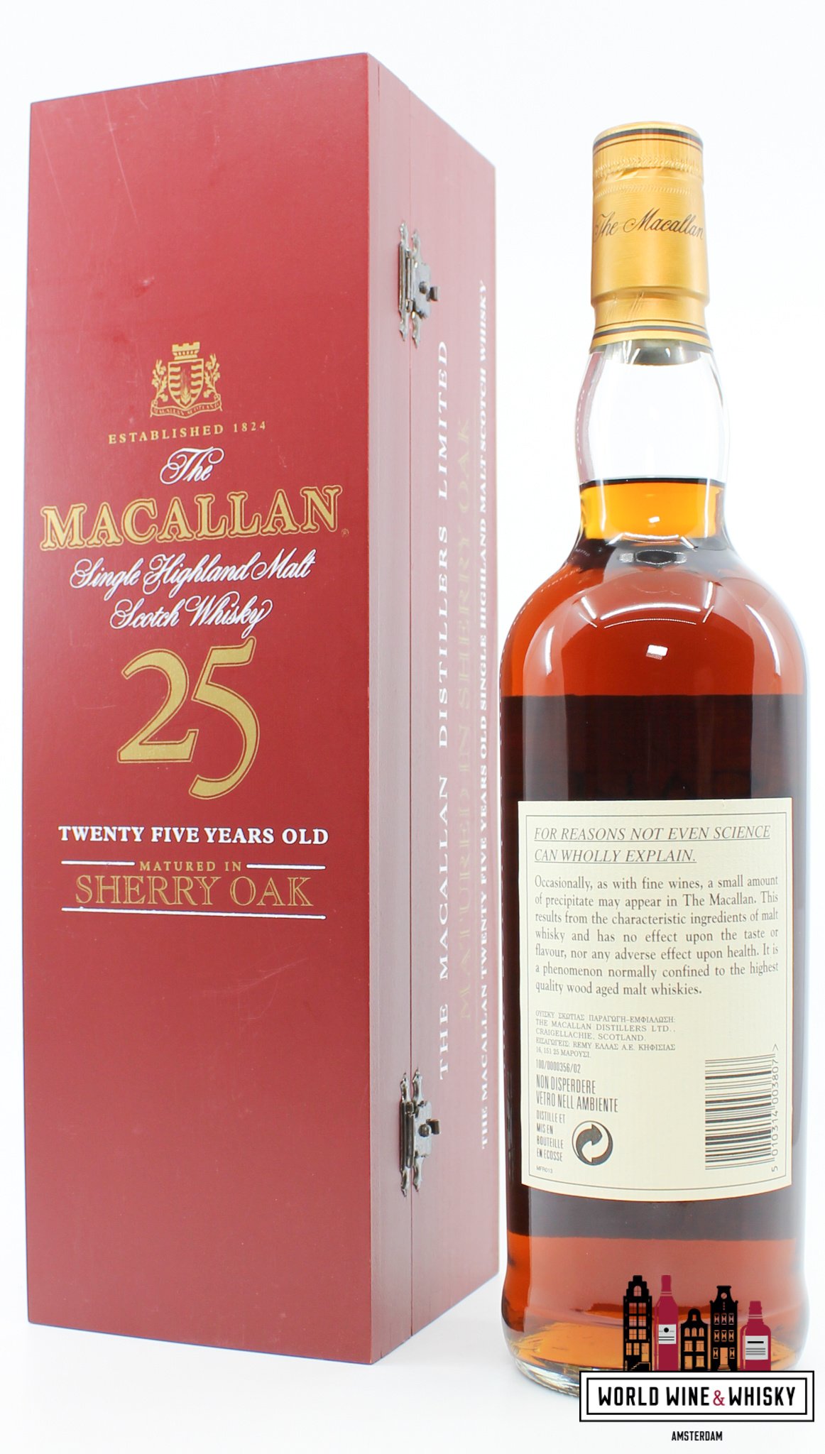 Macallan 25 Years Old Anniversary Malt Sherry Oak 43% 700ml Macallan 25 Years Old Anniversary Malt Sherry Oak 43% 700ml