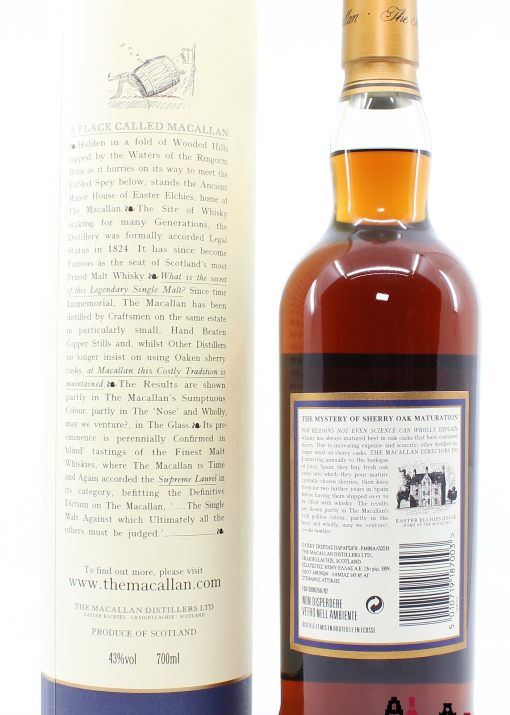 The Macallan Macallan 18 Years Old 1985 2003 Sherry Oak Casks 43%