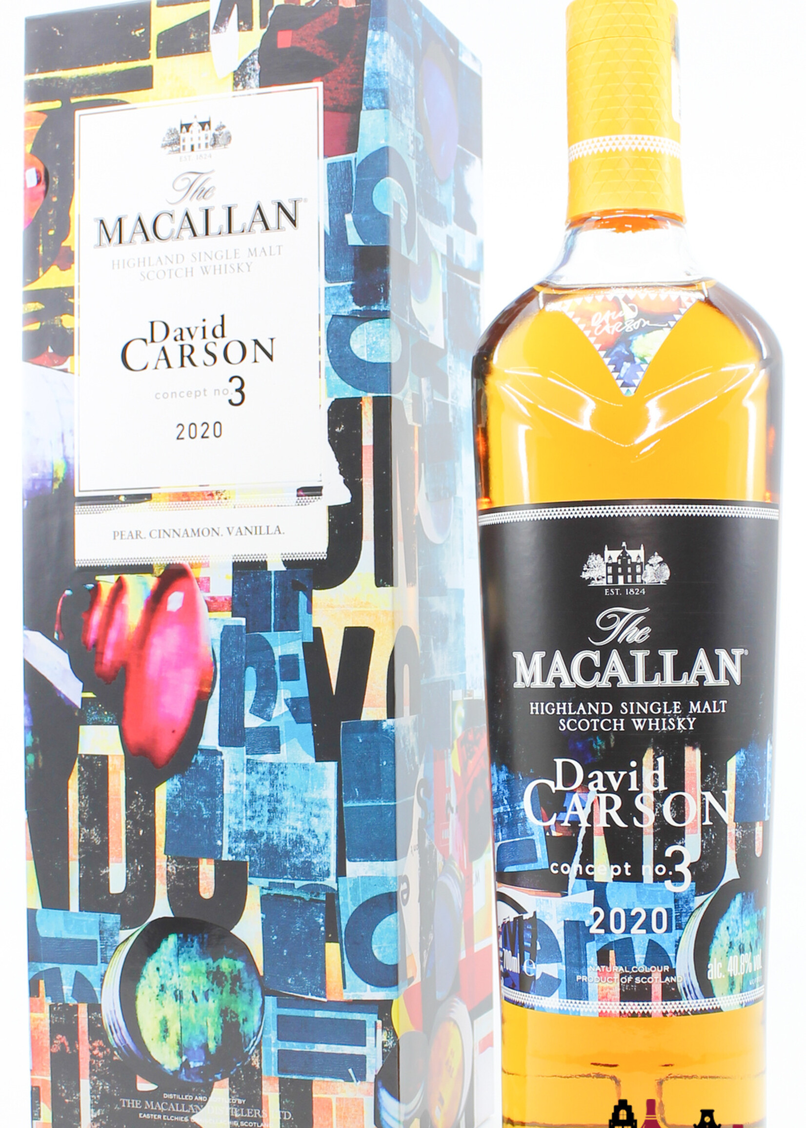 The Macallan Macallan 2020 Concept Number 3 - David Carson 40.8% - Travel Retail Release Only