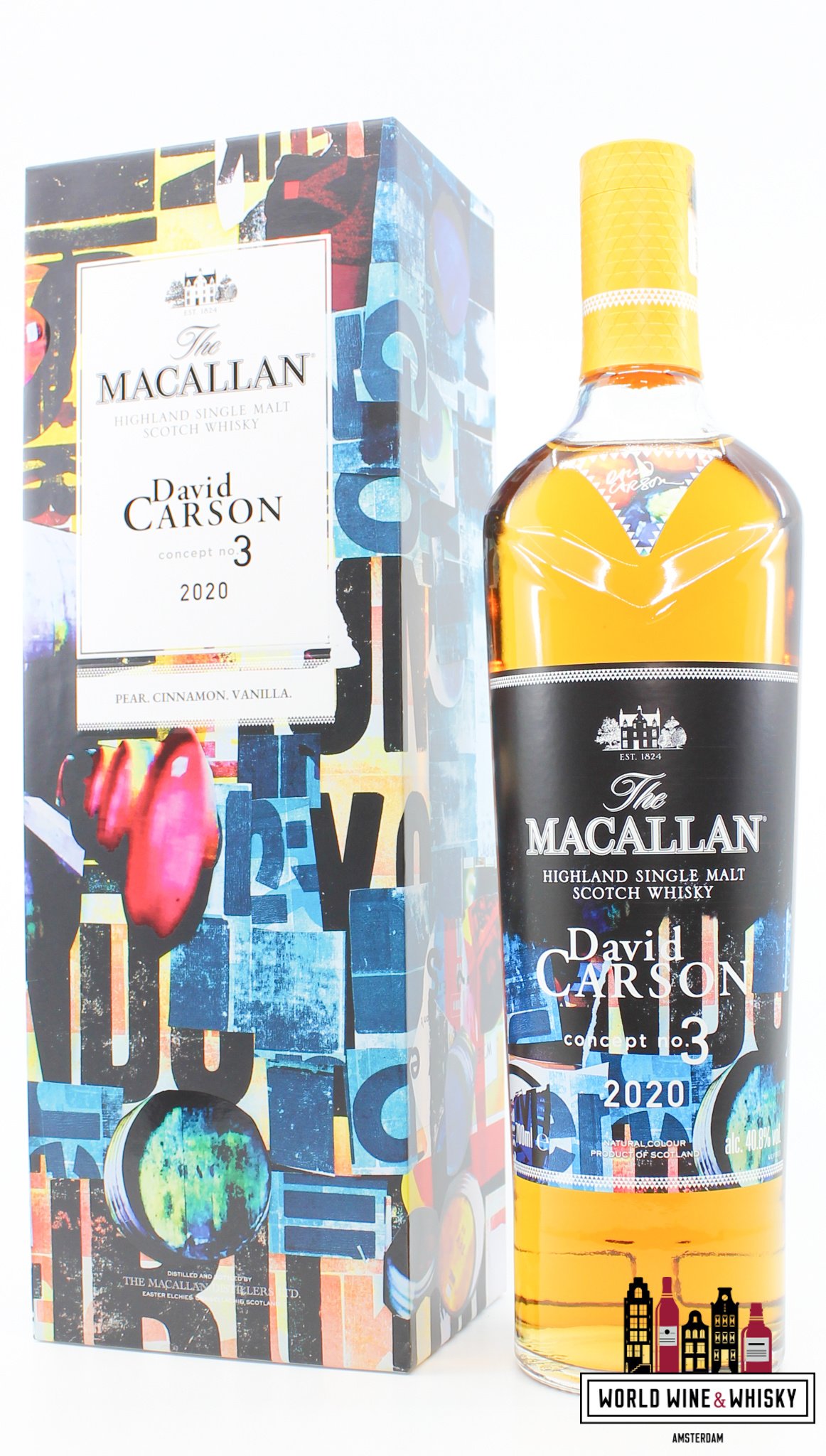 Macallan Macallan 2020 Concept Number 3 - David Carson 40.8% - Travel Retail Release Only