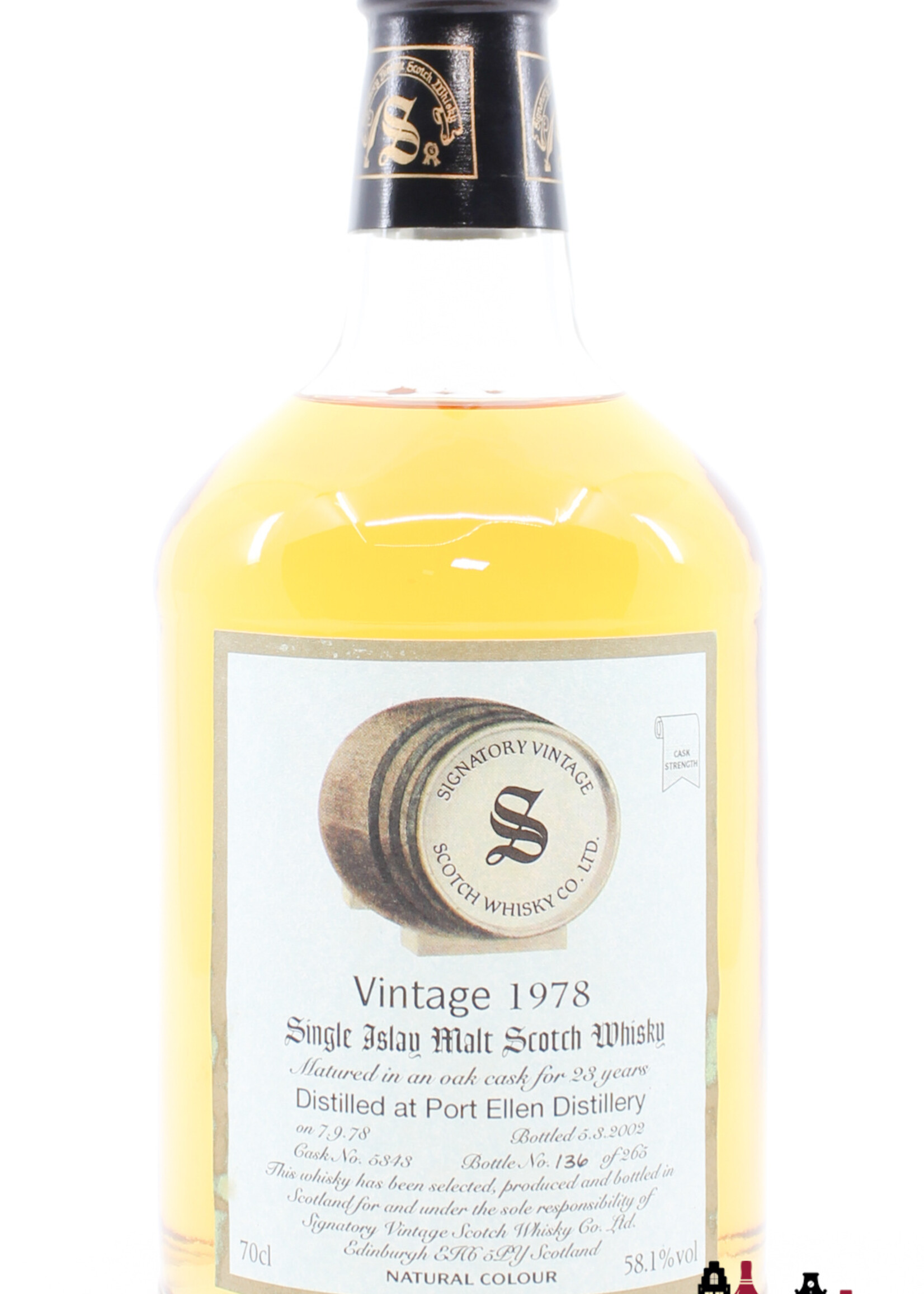 Port Ellen Port Ellen 23 Years Old 1978 2002 - Cask 5343 - Vintage Collection - Signatory Vintage 58.1% (1 of 265)