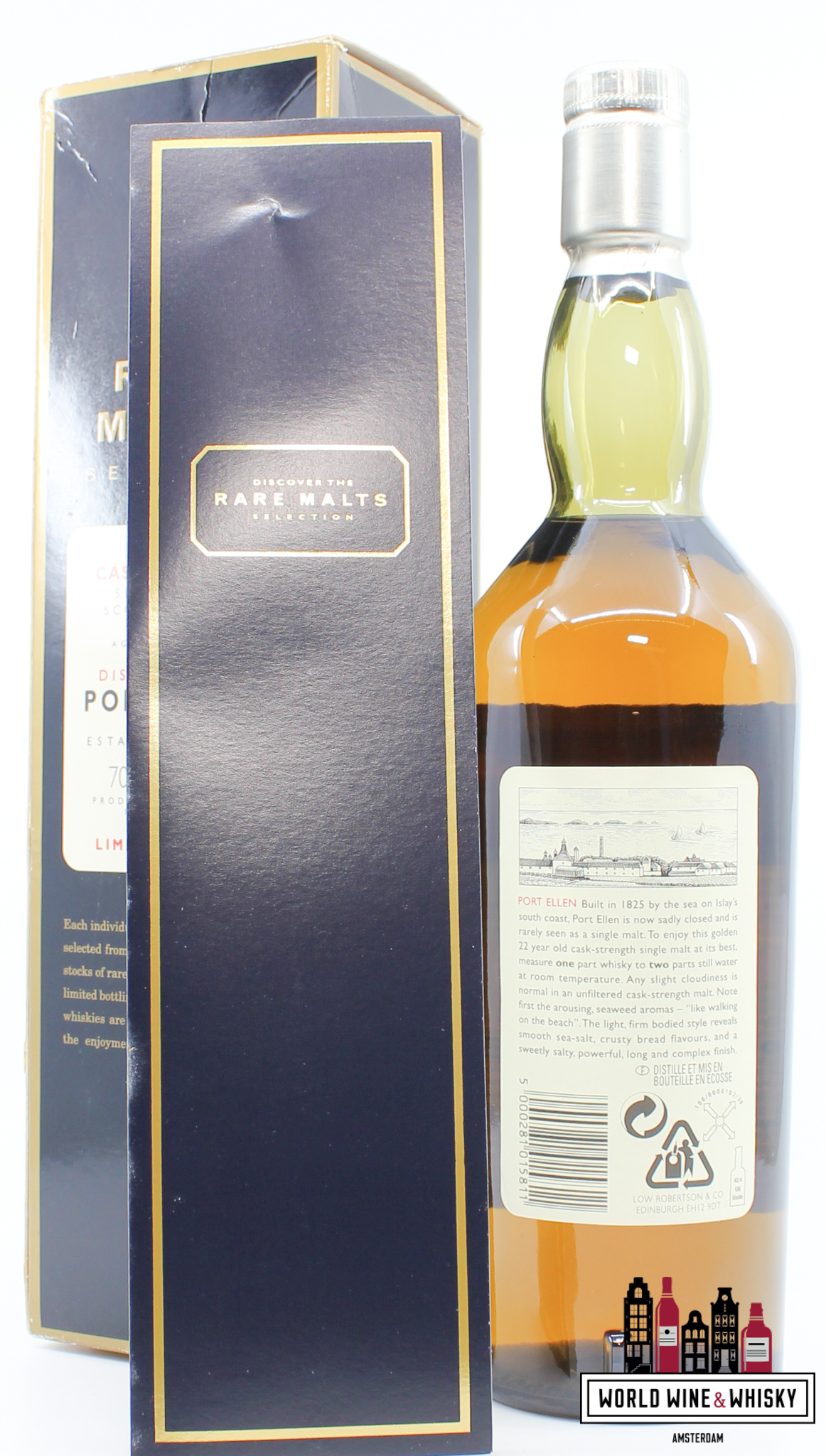 Port Ellen Port Ellen 22 Years Old 1978 2000 - Rare Malts Selection - Natural Cask Strength 60.5% 1 of 4580 (Closed Distillery)