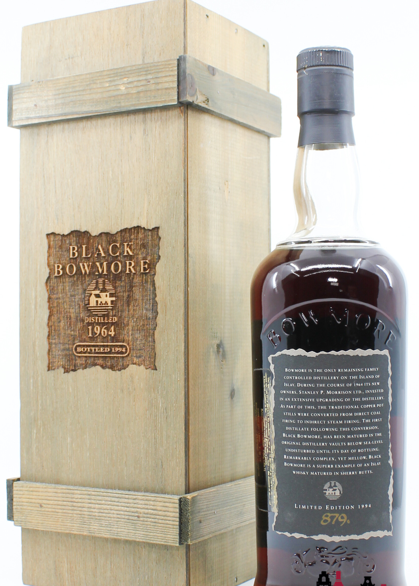 Bowmore Bowmore Black 30 Years Old 1964 1994 - 2nd Release - Limited Edition 50% (1 of 2000)