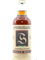 Springbank Springbank 12 Years Old "Single Malt" Green Thistle 46% (Cream Capsule)
