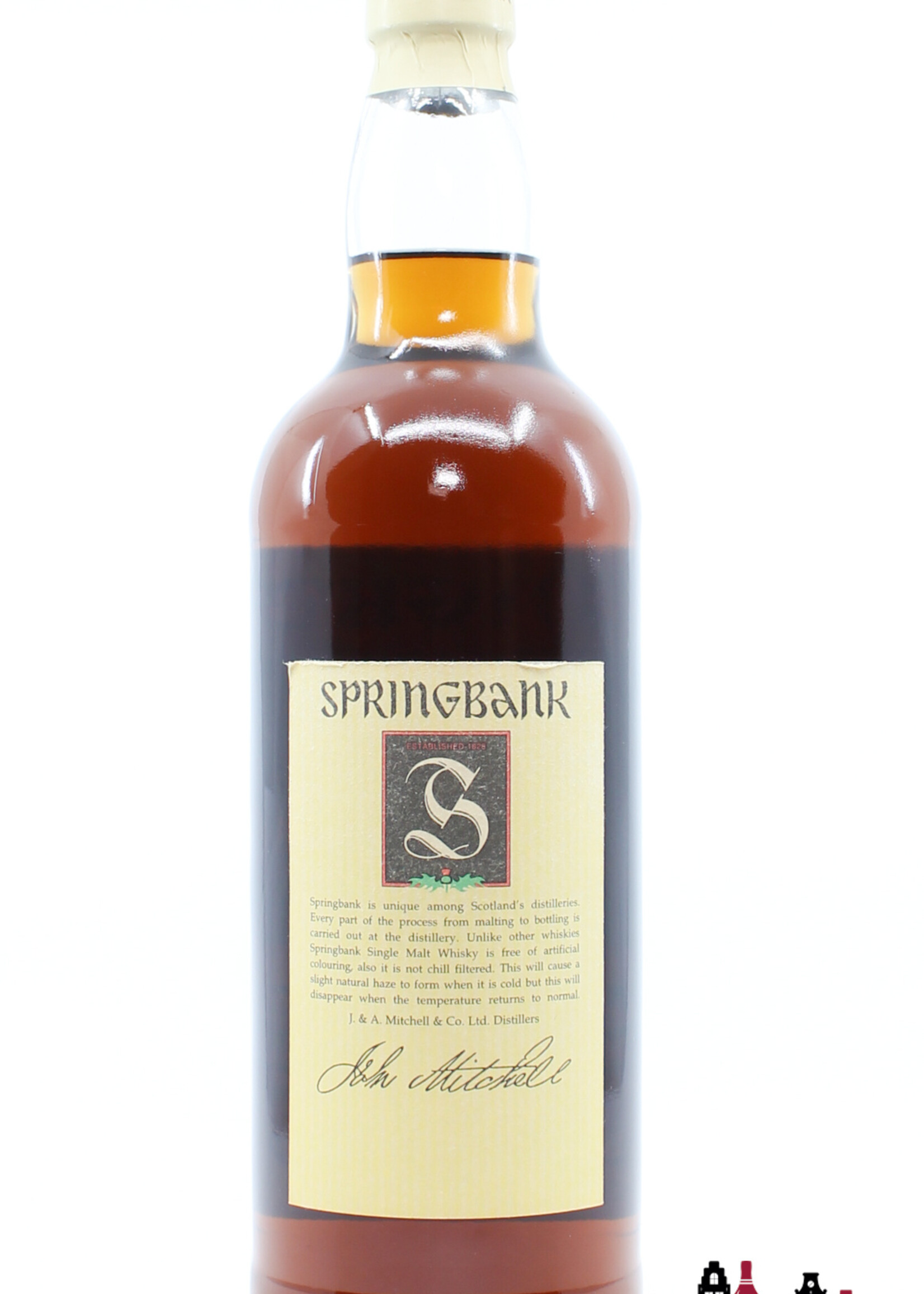 Springbank Springbank 12 Years Old "Single Malt" Green Thistle 46% (Cream Capsule)