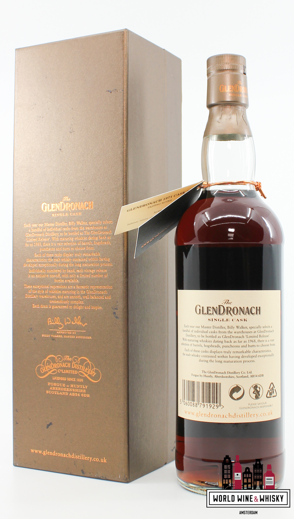 Glendronach Glendronach 38 Years Old 1971 2009 - Cask 483 - Single Cask 49.4% (1 of 544)