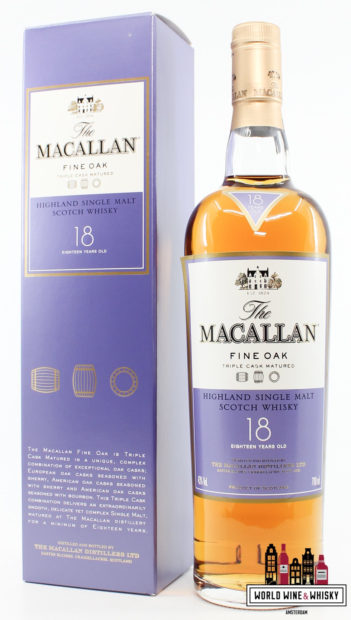 Macallan Macallan 18 Years Old - Fine Oak Triple Cask Matured 43%