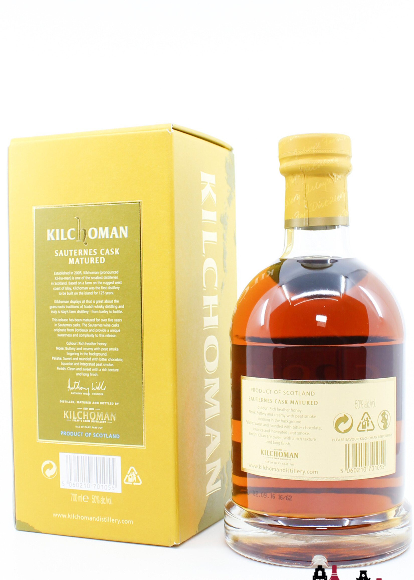 Kilchoman Kilchoman 5 Years Old 2011 2016 - (Château d’Yquem) Sauternes Cask Matured 50% (1 of 6000)