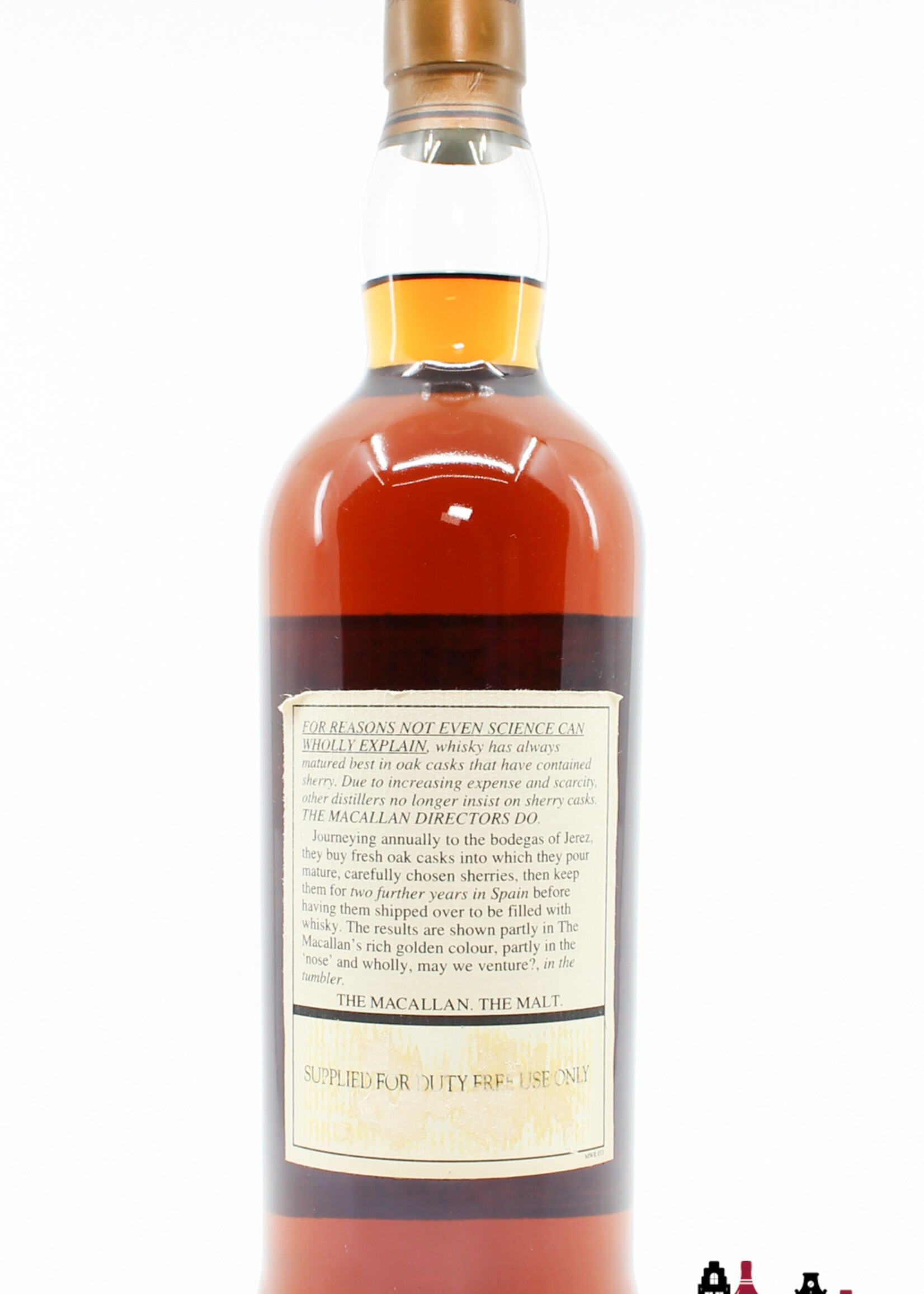 The Macallan Macallan 12 Years Old Sherry Wood - Old bottling - Supplied for Duty Free only 43% 750ml