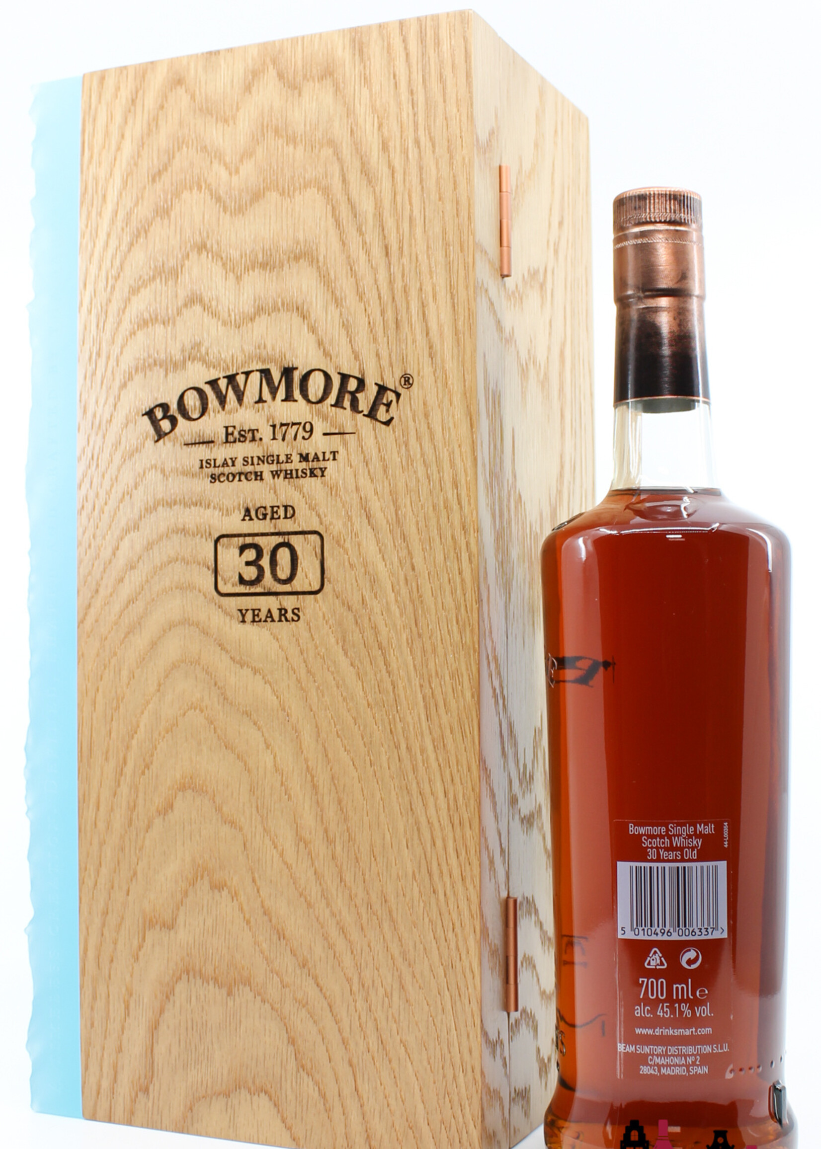 Bowmore Bowmore 30 Years Old - Edition 2021 (Bottled in 2020) 45.1% (1 of 2976) - Full Set