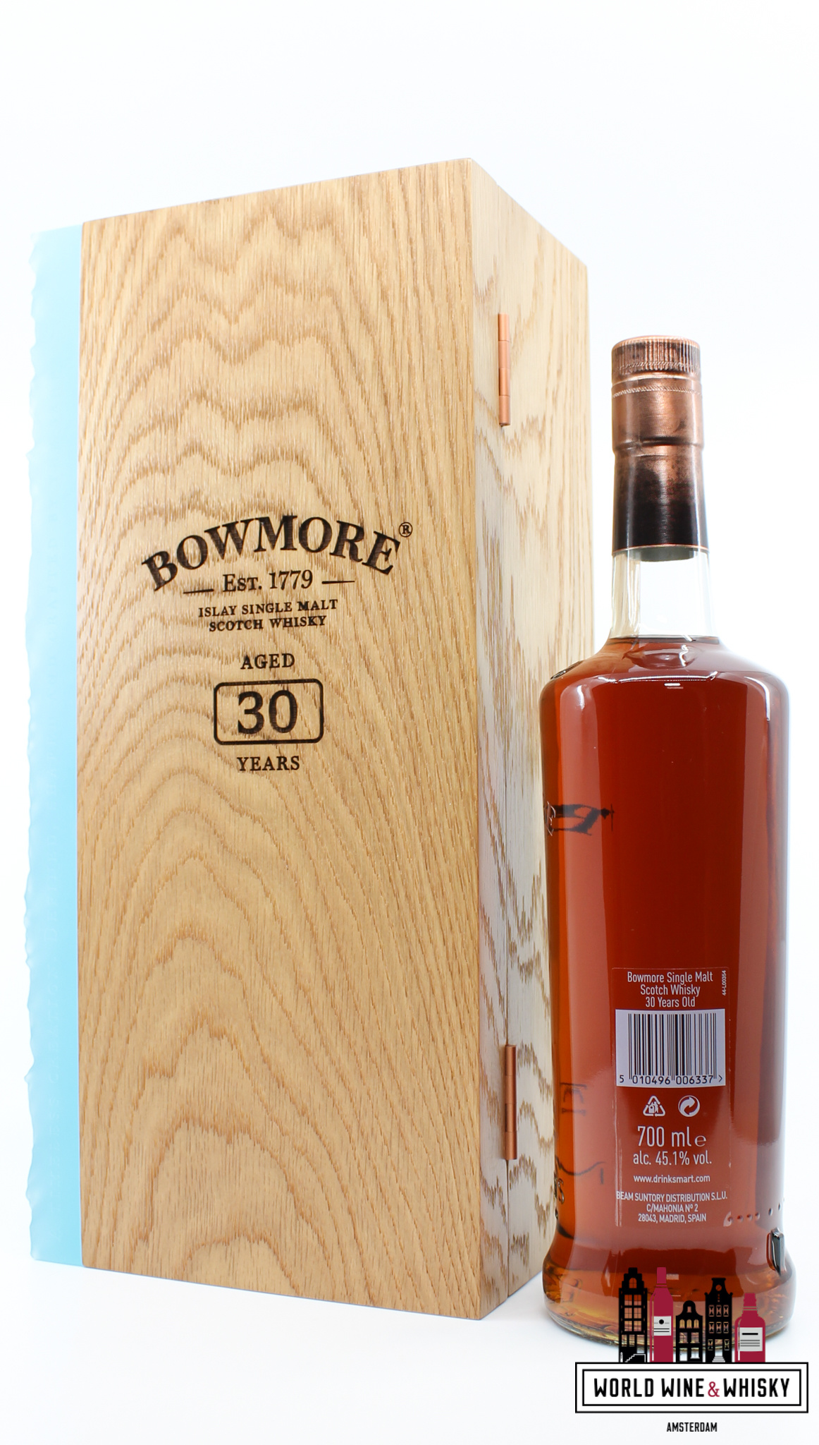 Bowmore Bowmore 30 Years Old - Edition 2021 (Bottled in 2020) 45.1% (1 of 2976) - Full Set