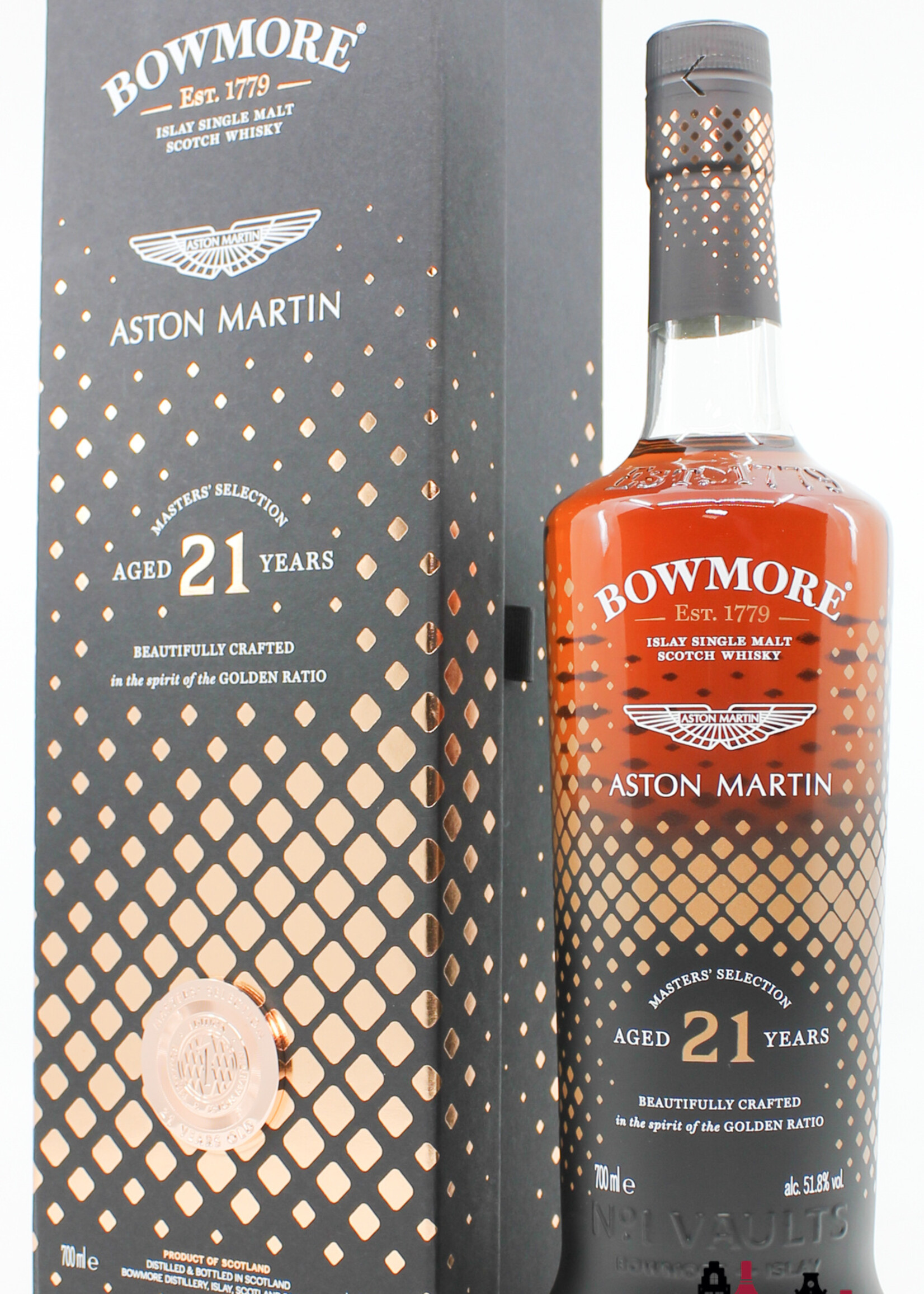 Bowmore Bowmore 21 Years Old 2021 - Aston Martin Edition - Masters' Selection 51.8% (1 of 12000)