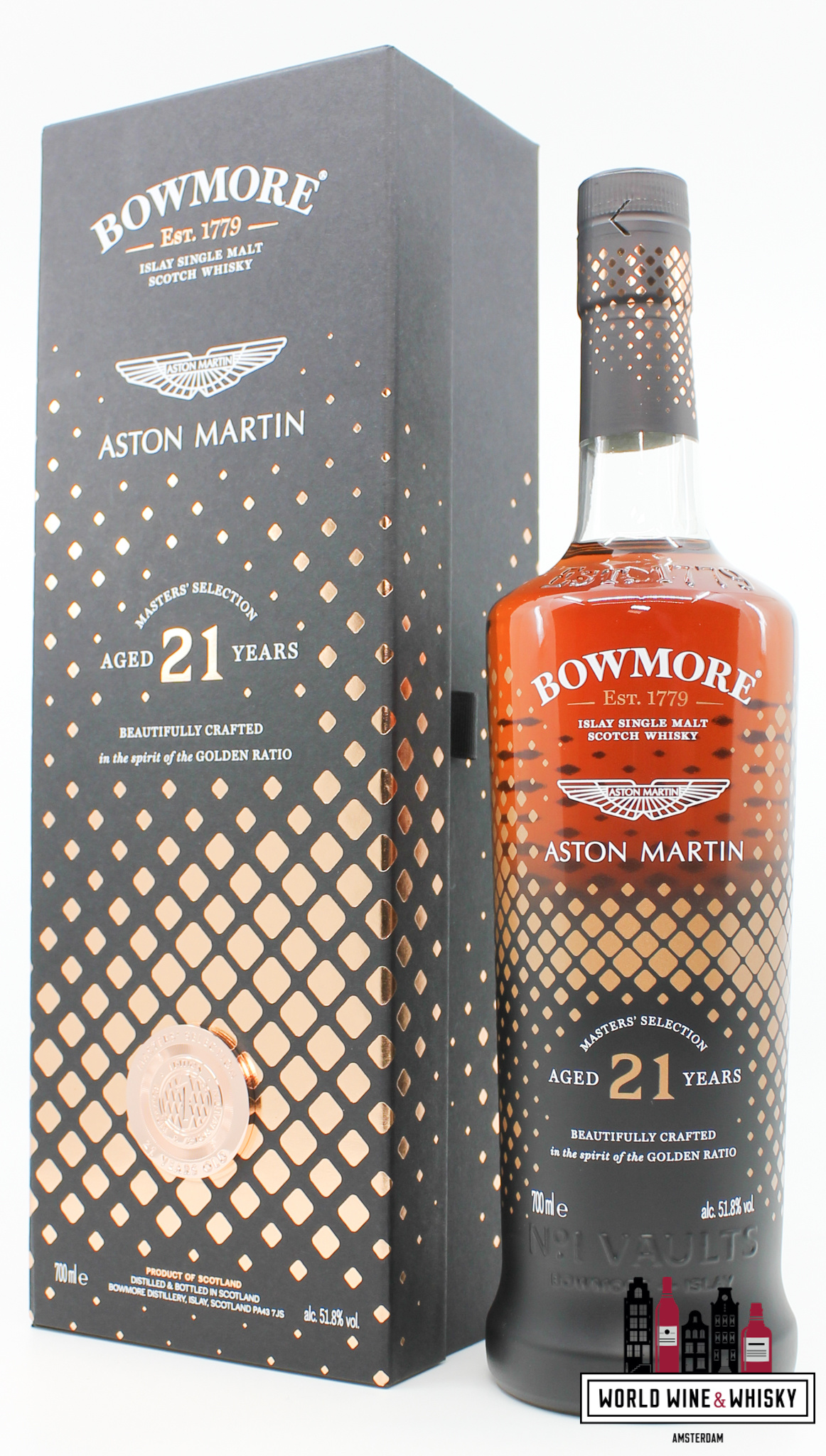 Bowmore Bowmore 21 Years Old 2021 - Aston Martin Edition - Masters' Selection 51.8% (1 of 12000)