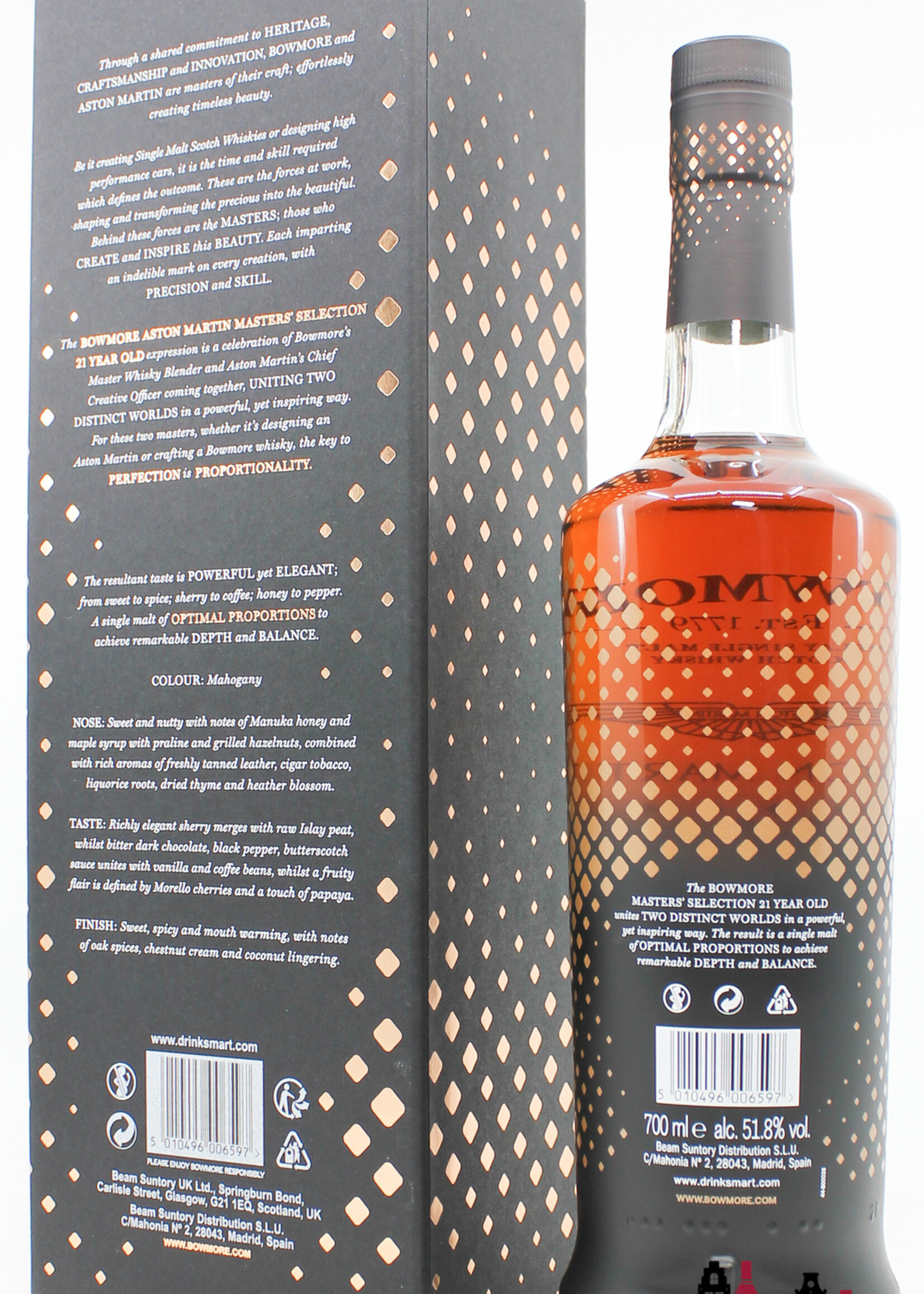 Bowmore Bowmore 21 Years Old 2021 - Aston Martin Edition - Masters' Selection 51.8% (1 of 12000)