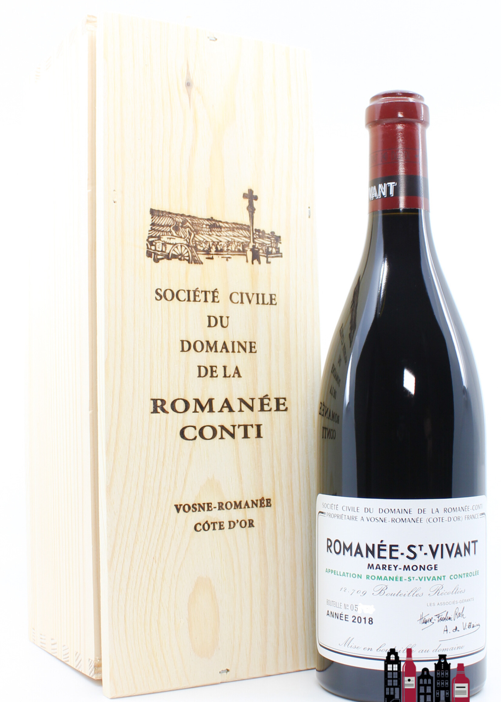 Domaine de la Romanée Conti Domaine de la Romanée-Conti (DRC) - Romanée-St-Vivant 2018 (in OWC)