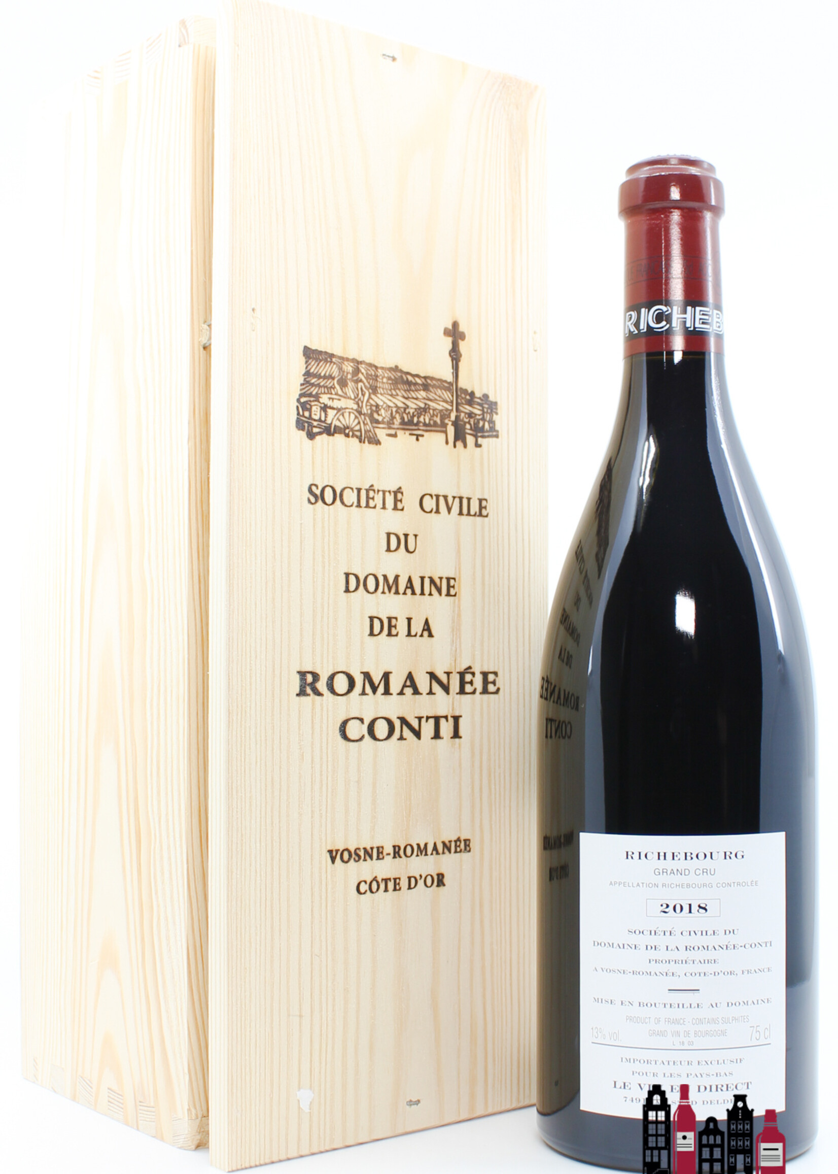 Domaine de la Romanée Conti Domaine de la Romanée-Conti (DRC) - Richebourg 2018 (in OWC)