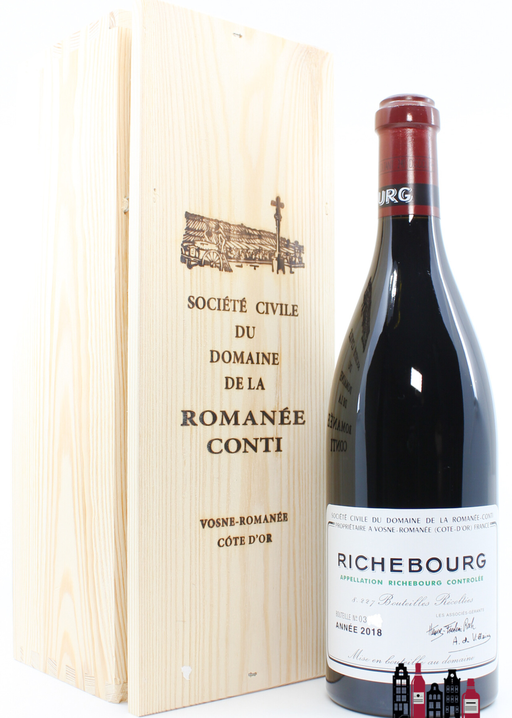 Domaine de la Romanée Conti Domaine de la Romanée-Conti (DRC) - Richebourg 2018 (in OWC)