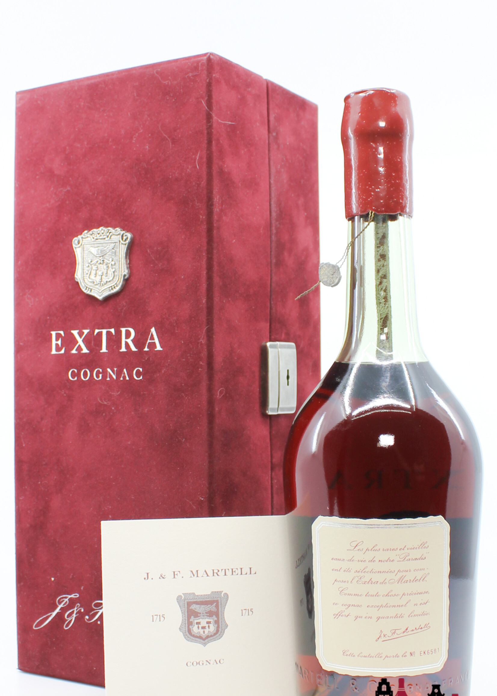 J & F Martell J & F Martell Cordon Argent Cognac Extra 43% (Bottled in the 80s/90s)