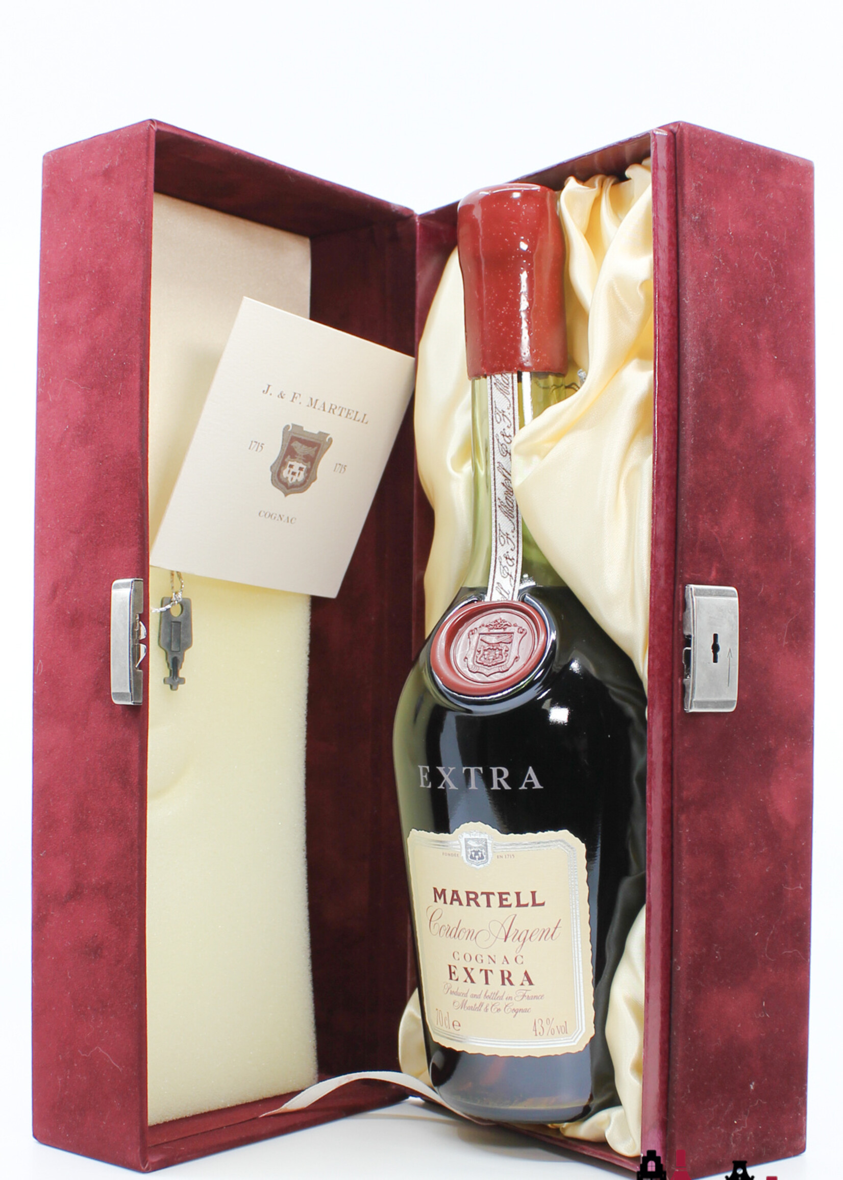 J & F Martell J & F Martell Cordon Argent Cognac Extra 43% (Bottled in the 80s/90s)