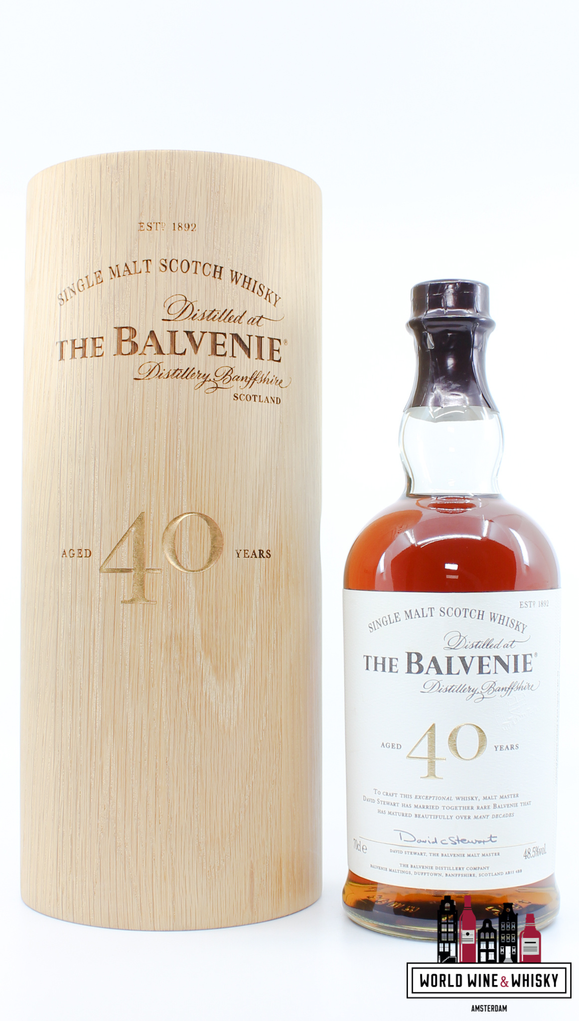 Balvenie The Balvenie 40 Years Old - Batch 7 48.5% (full set)