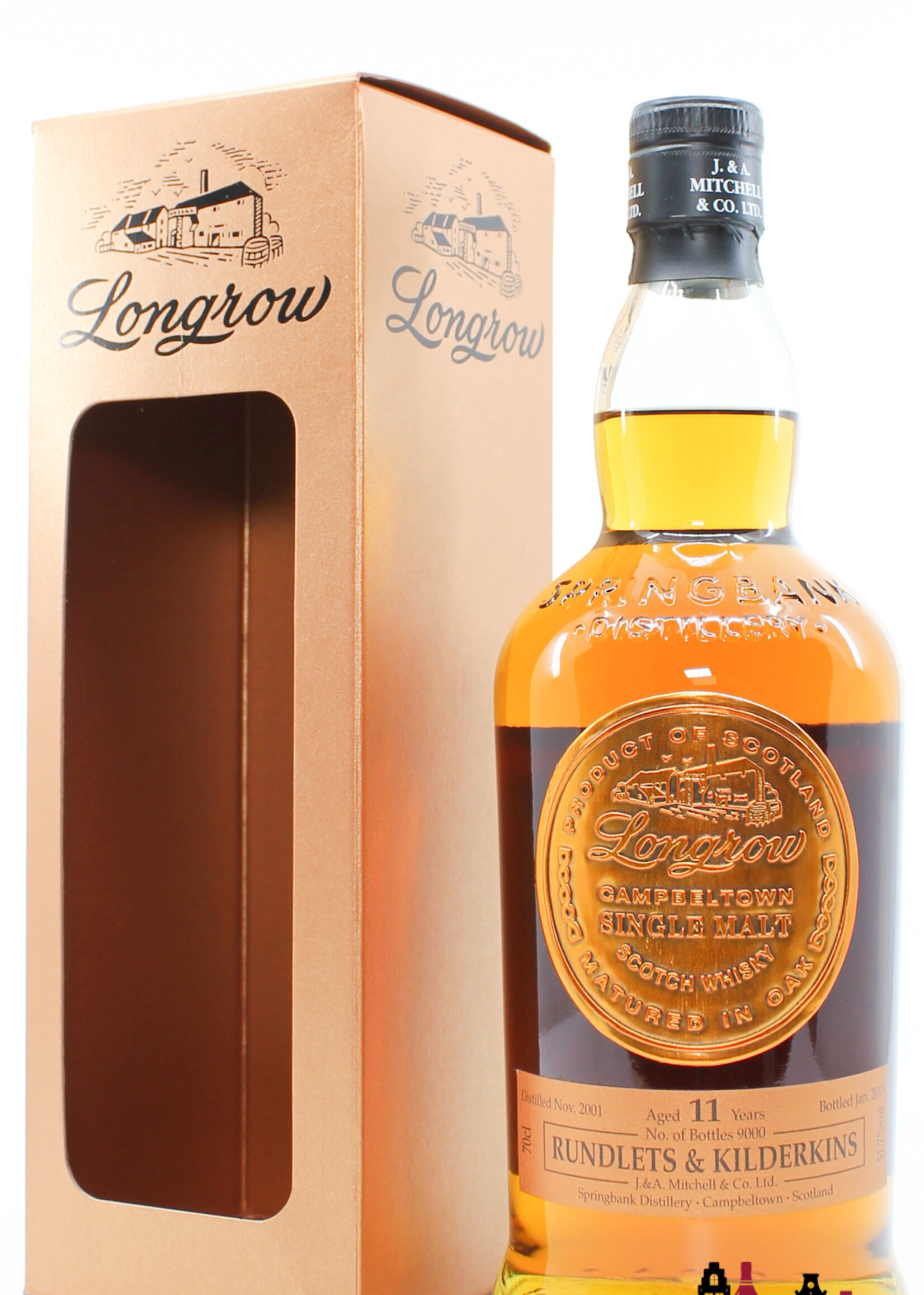 Springbank Longrow 11 Years Old 2001 2013 - Rundlets & Kilderkins (Springbank) 51.7% (1 of 9000)