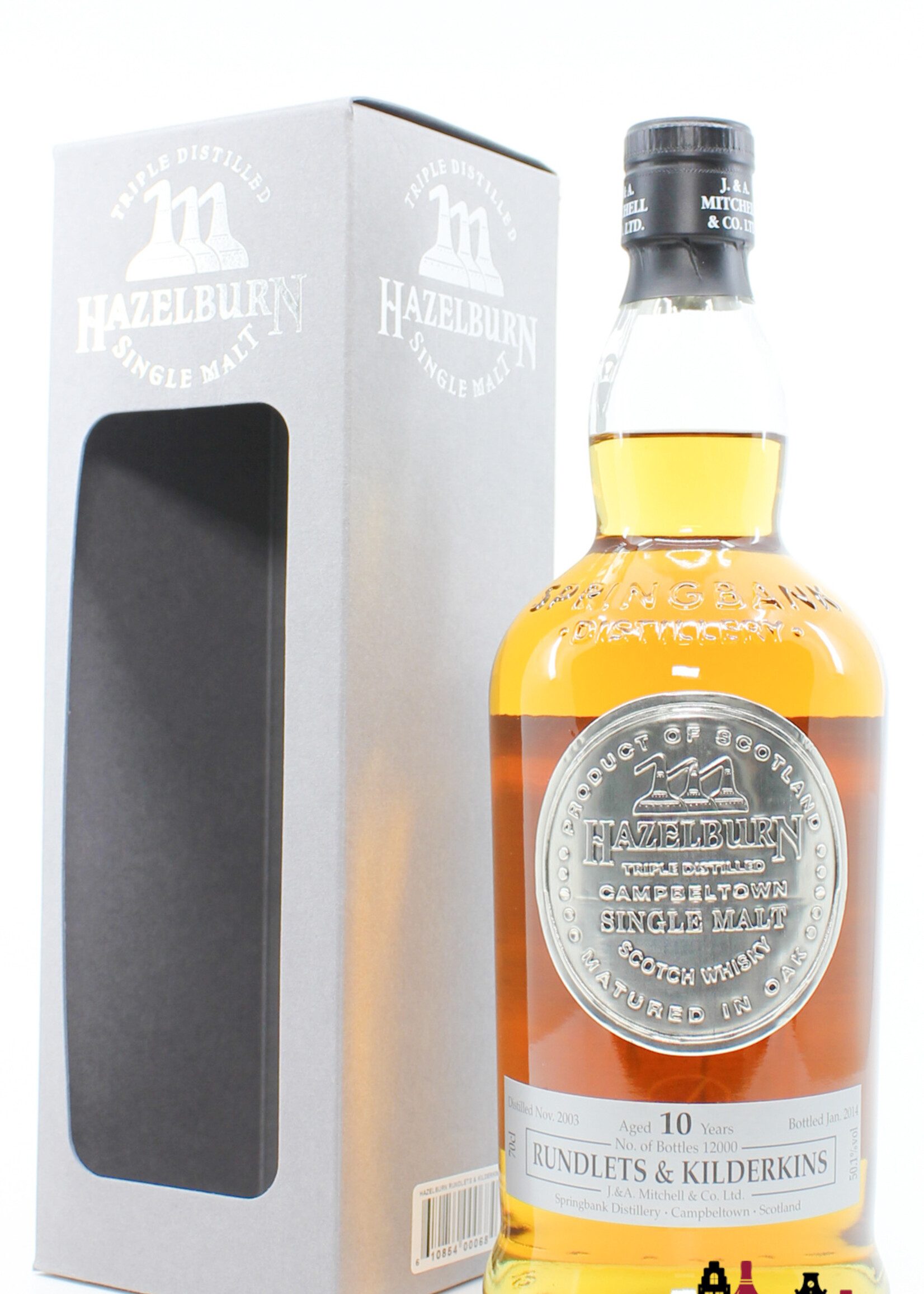 Springbank Hazelburn 10 Years Old 2003 2014 - Rundlets & Kilderkins (Springbank) 50.1% (1 of 12000)