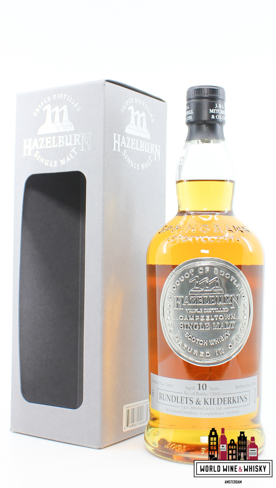 Springbank Hazelburn 10 Years Old 2003 2014 - Rundlets & Kilderkins (Springbank) 50.1% (1 of 12000)