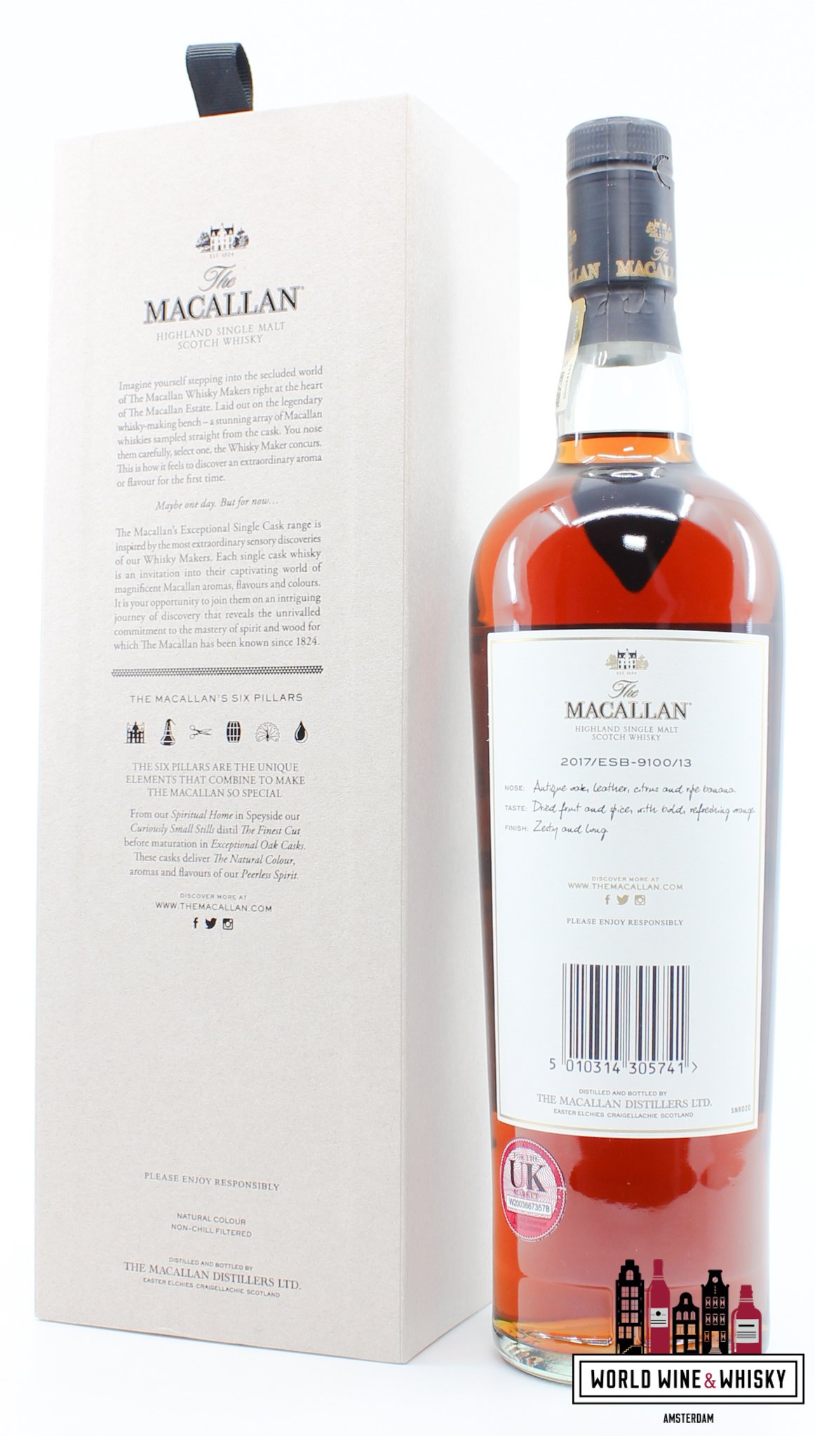 Macallan Macallan 14 Years Old 2003 2017 - Exceptional Single Cask 2017/ESB-9100/13 - Cask 13 60% (1 of 643)