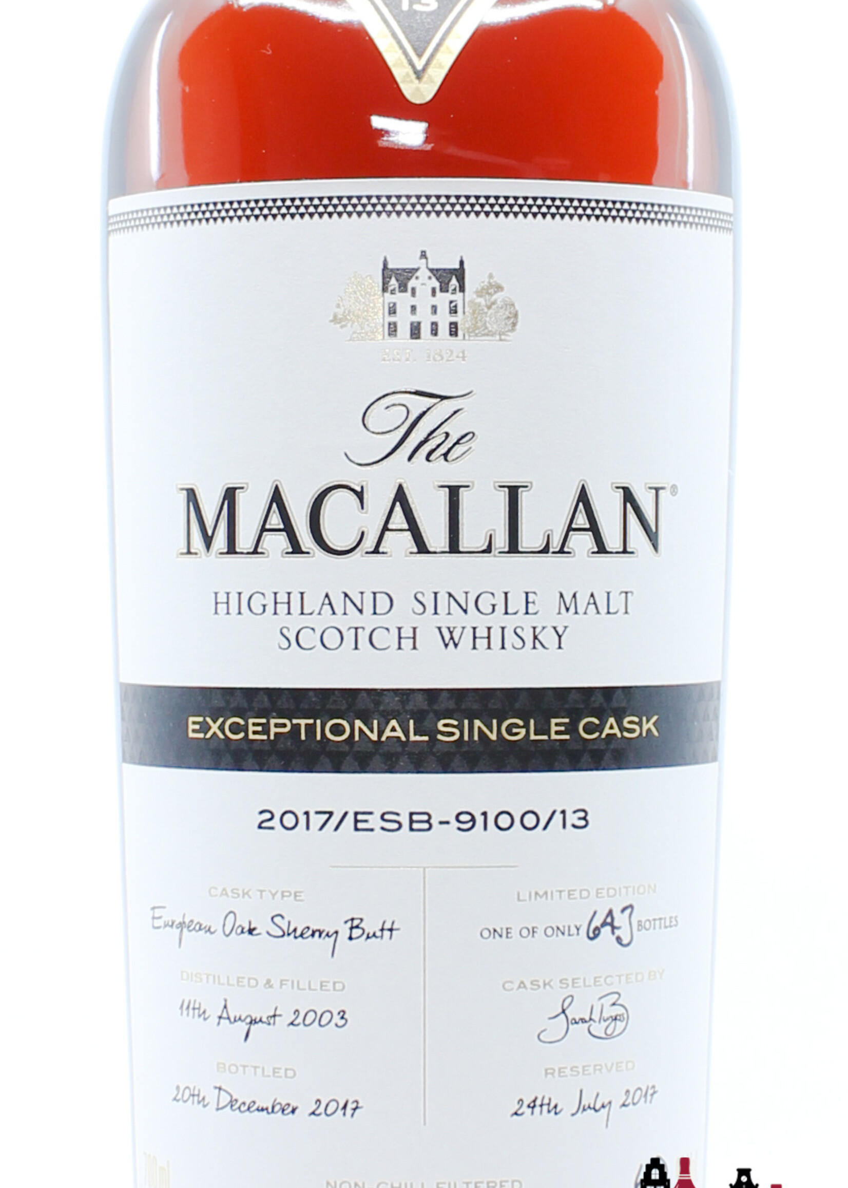The Macallan Macallan 14 Years Old 2003 2017 - Exceptional Single Cask 2017/ESB-9100/13 - Cask 13 60% (1 of 643)
