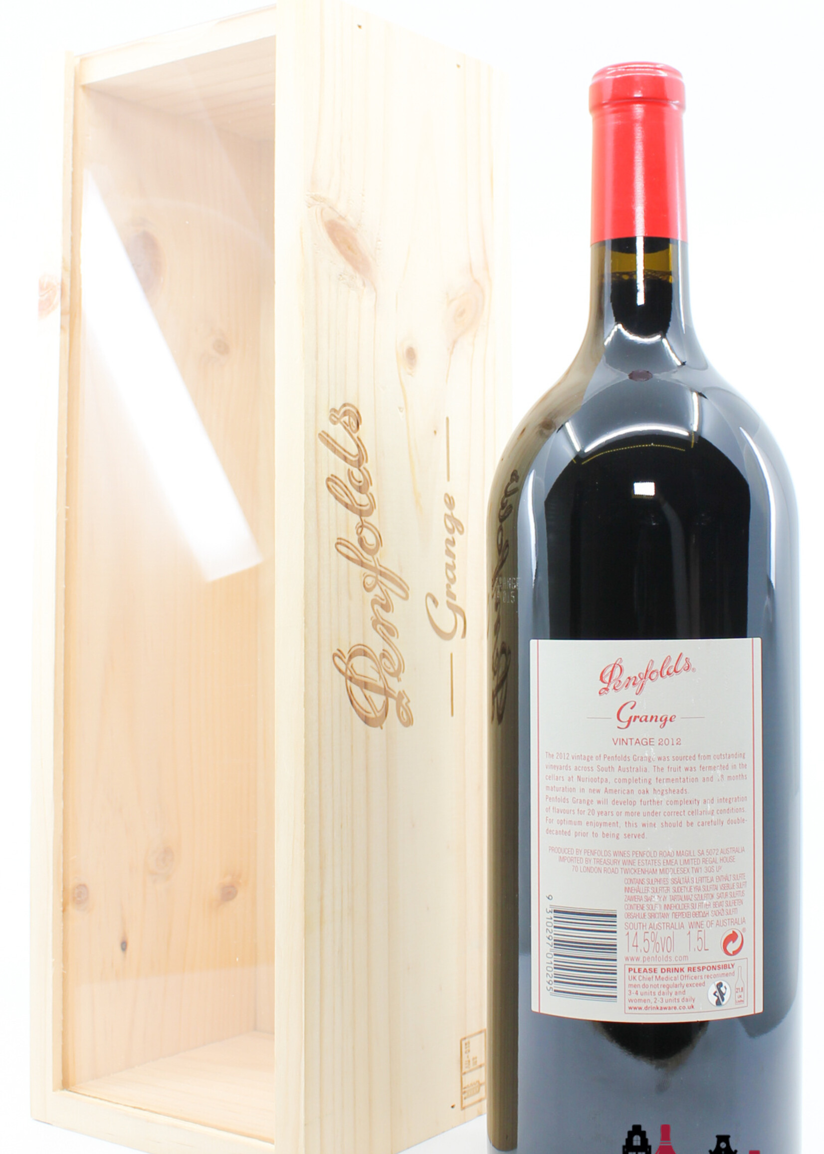 Penfolds Penfolds Grange Bin 95 2012 Magnum - 1,5 Liter (In OWC)