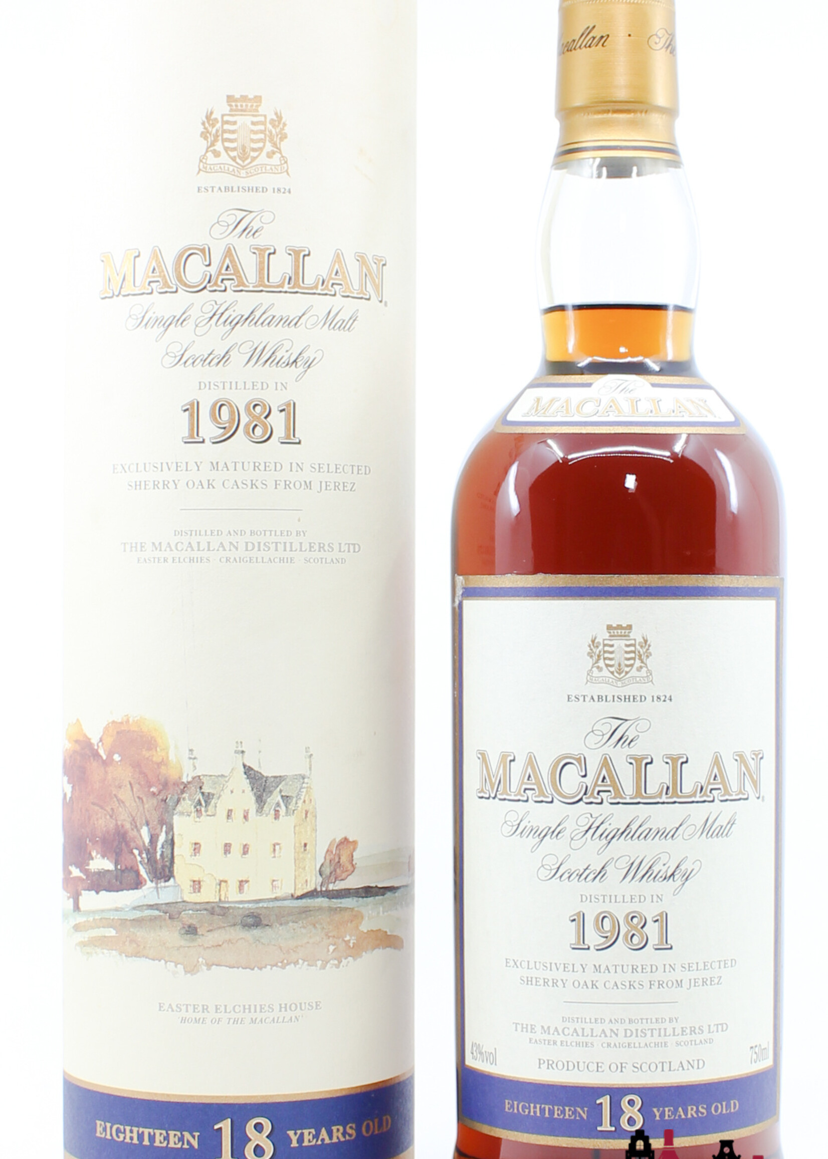The Macallan Macallan 18 Years Old 1981 1999 Sherry Oak Casks 43% 750ml