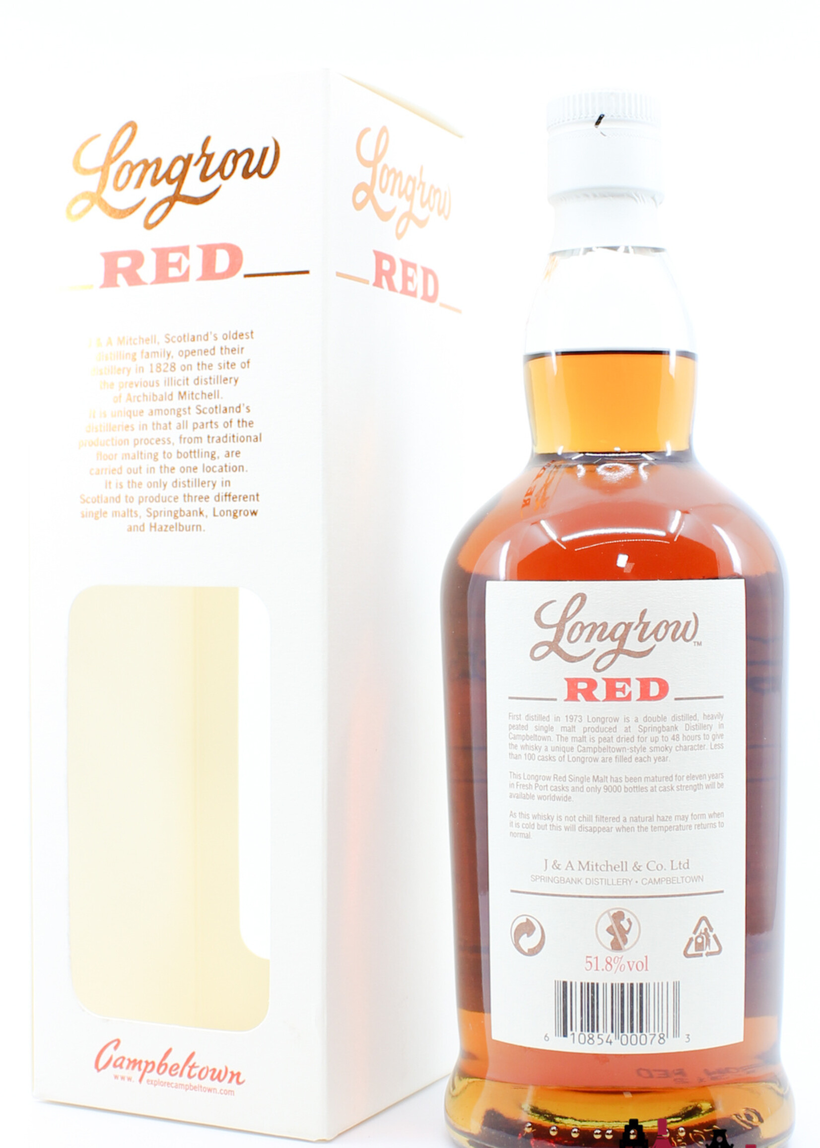 Springbank Longrow Red 11 Years Old 2014 - Fresh Port Casks (Springbank) 51.8% (1 of 9000)