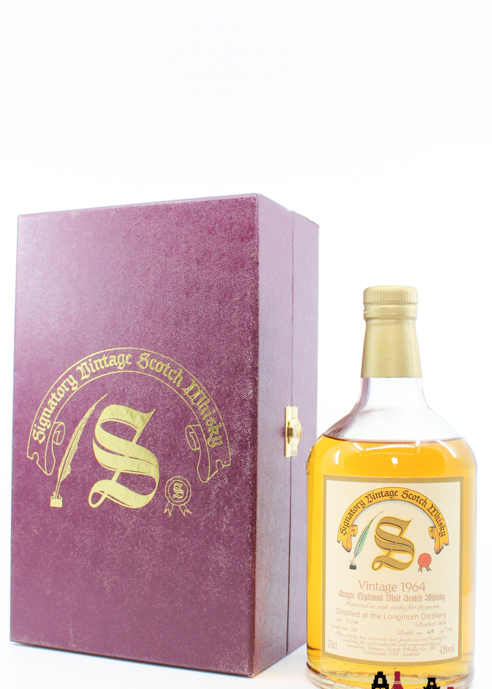 Longmorn Longmorn 30 Years Old 1964 1994 - Cask 324 - Signatory Vintage - Vintage Collection 43% (1 Of 150)