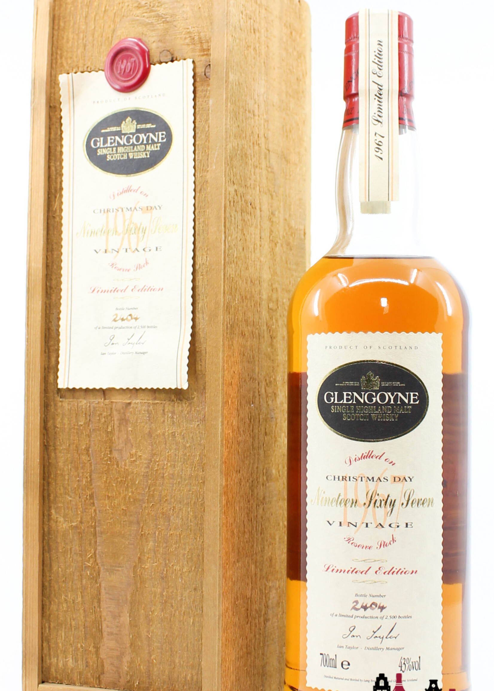 Glengoyne Glengoyne 24 Years Old 1967 1992 - Christmas Day - Vintage Reserve Stock 43% (1 of 2500)
