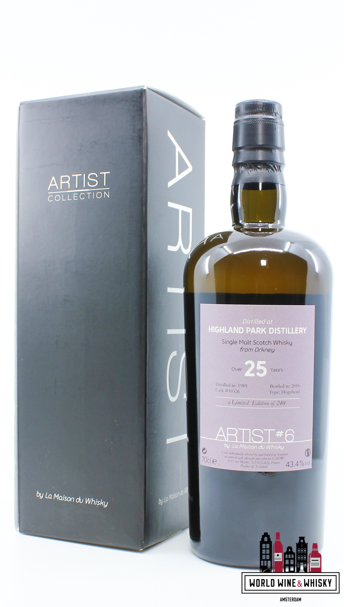 Highland Park Highland Park 'Over 25 Years Old' 1989 2016 - Artist #6 - Cask 10526 - LMDW 43.4% (1 of 240)