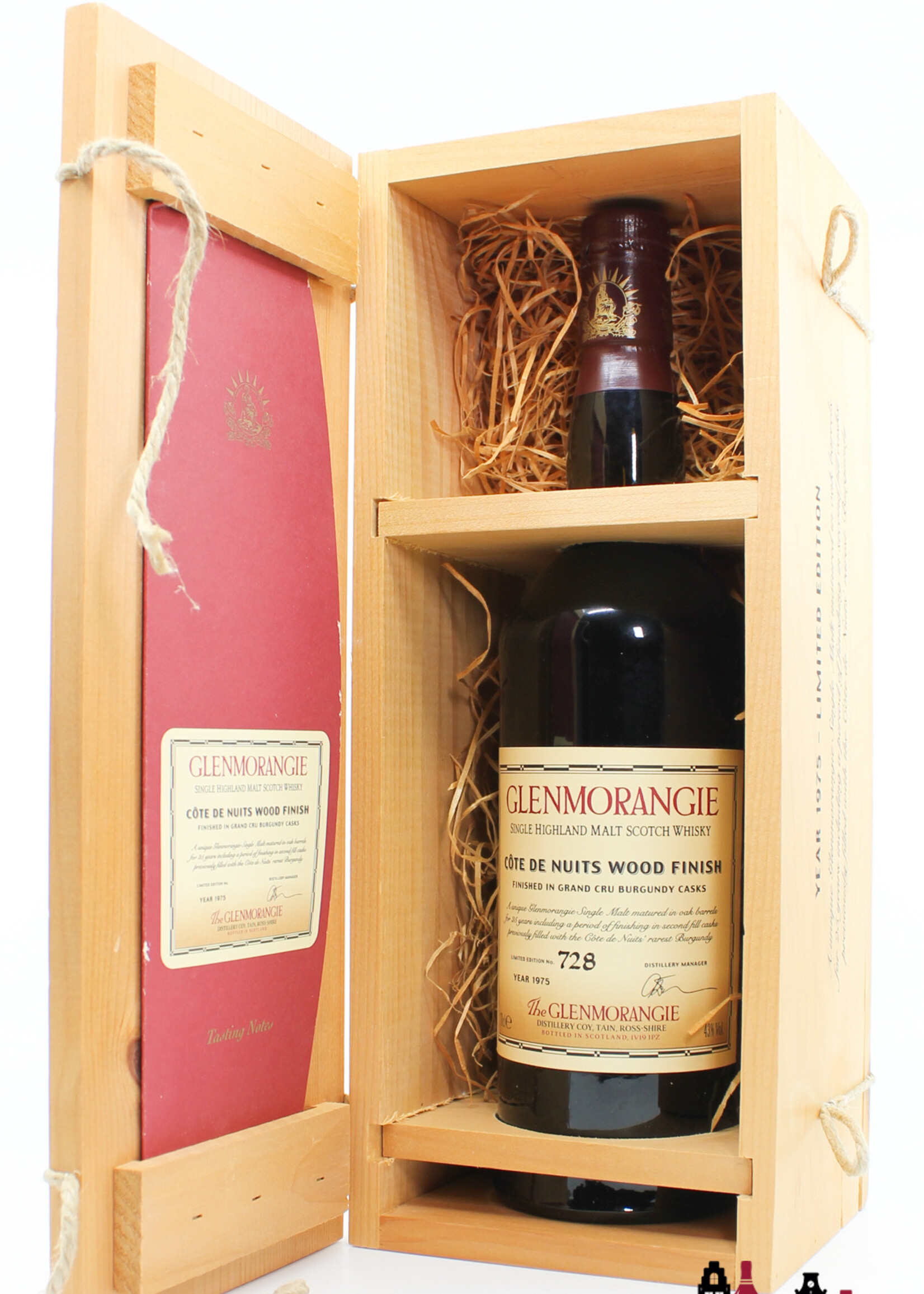 Glenmorangie Glenmorangie 25 Years Old 1975 2000 - Côte de Nuits Wood Finish - Grand Cru Burgundy Casks 43%