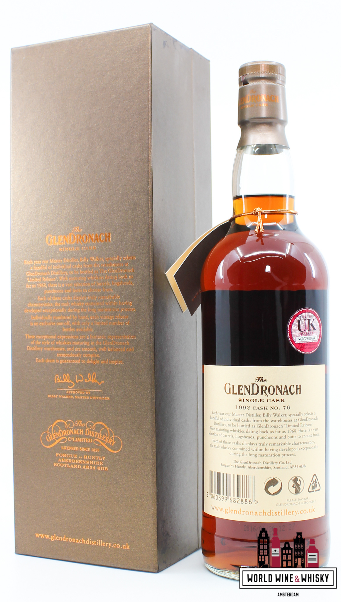 Glendronach Glendronach 23 Years Old 1992 2016 - Cask 76 - Single Cask 52.0% (1 Of 683)