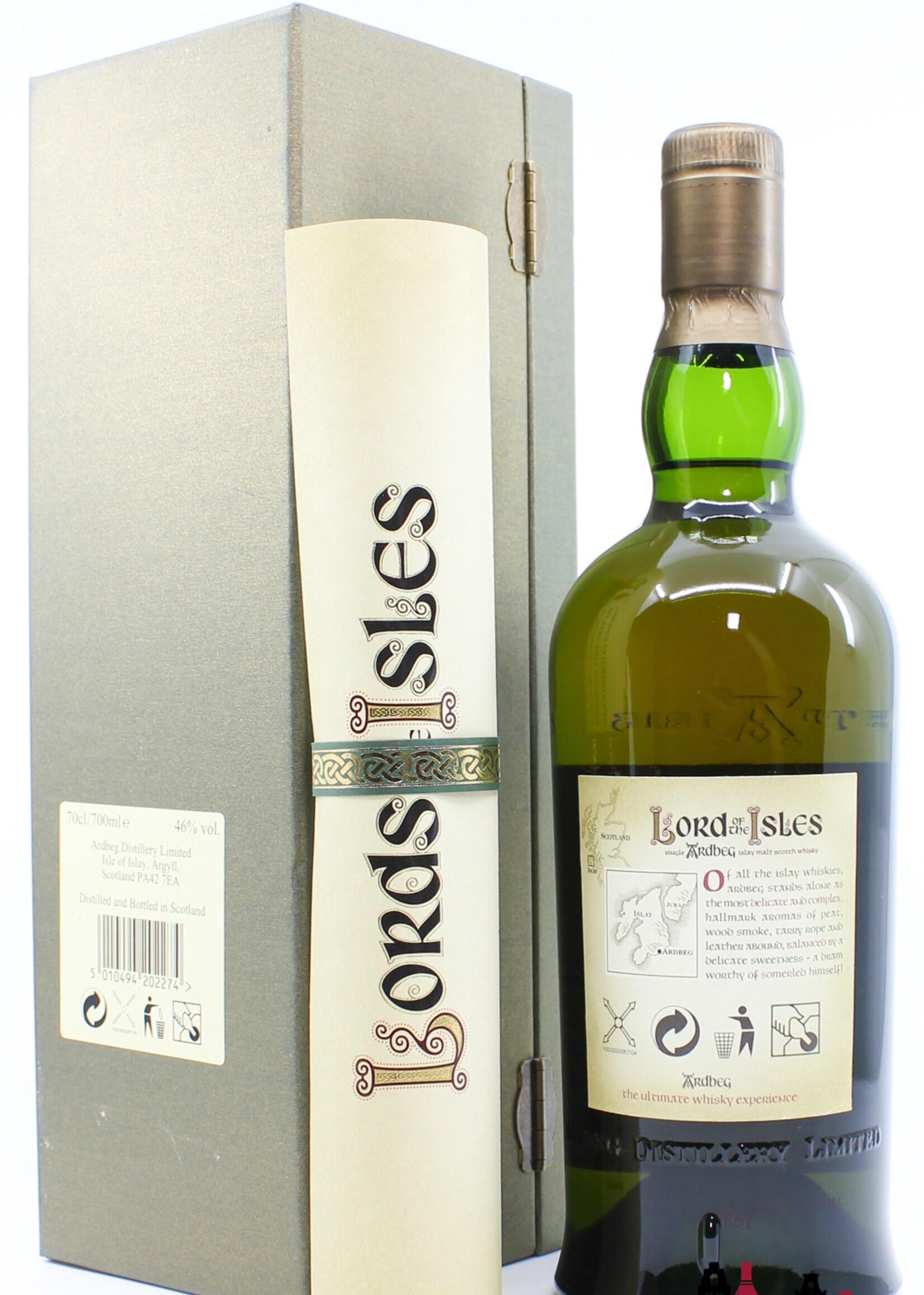 Ardbeg Ardbeg 25 Years Old 2002 - Lord of the Isles 46% (in luxury case)