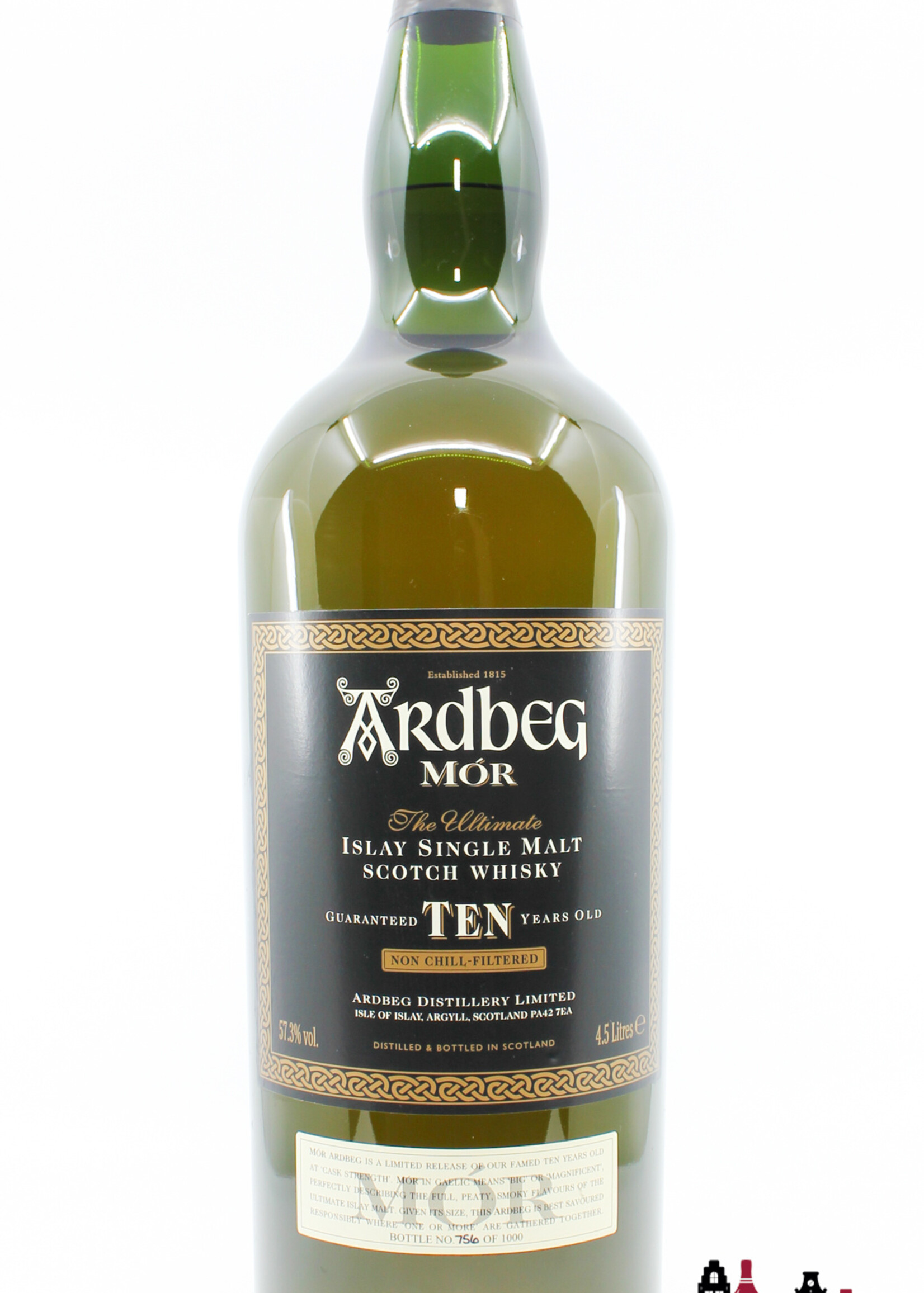 Ardbeg Ardbeg 10 Years Old 1997 2007 - Mór - TEN - 4500 ml / 4.5 liter 57.3% (1 of 1000)